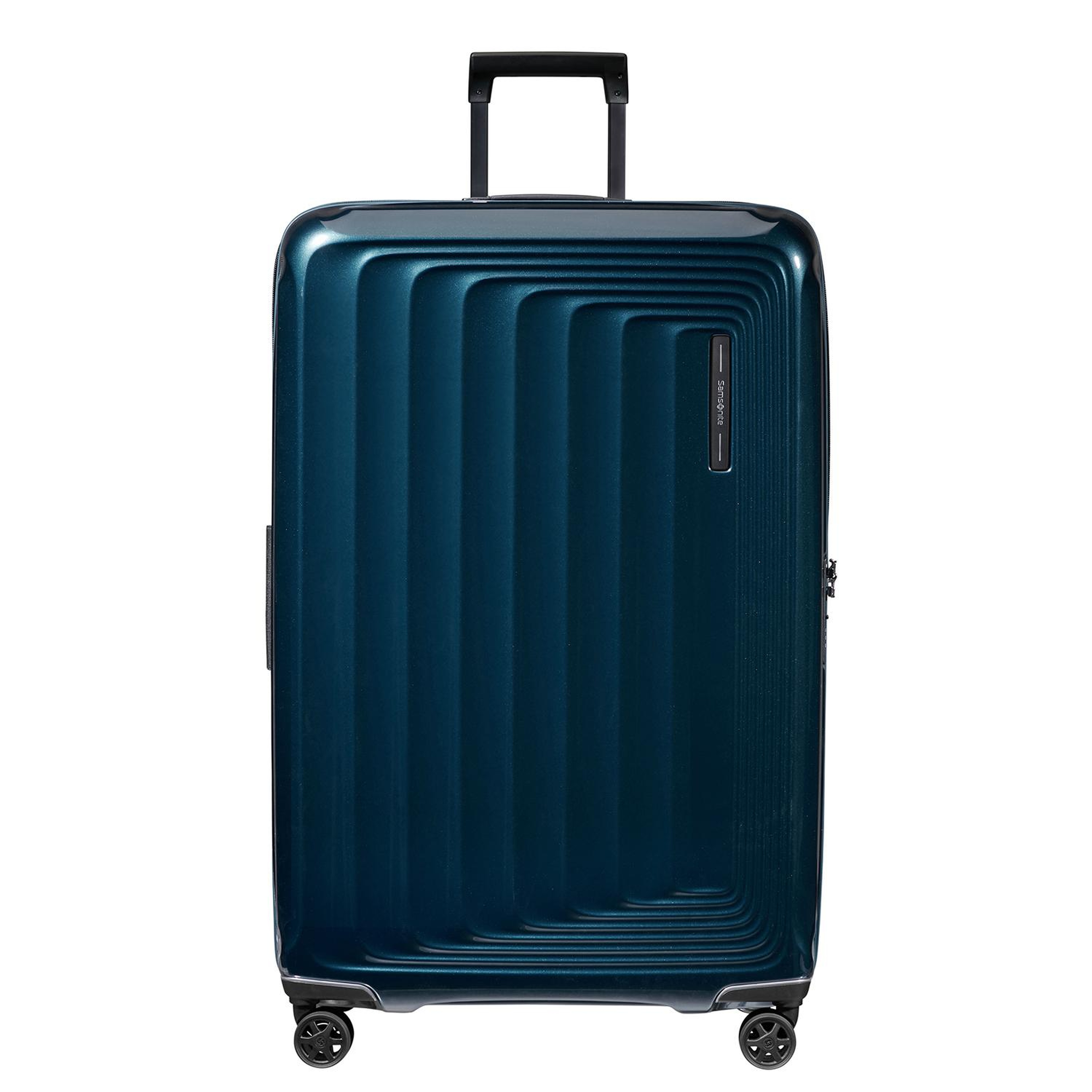 Samsonite Lacivert Spinner Nuon Körüklü 4 Tekerlekli 81 cm Büyük Boy Valiz