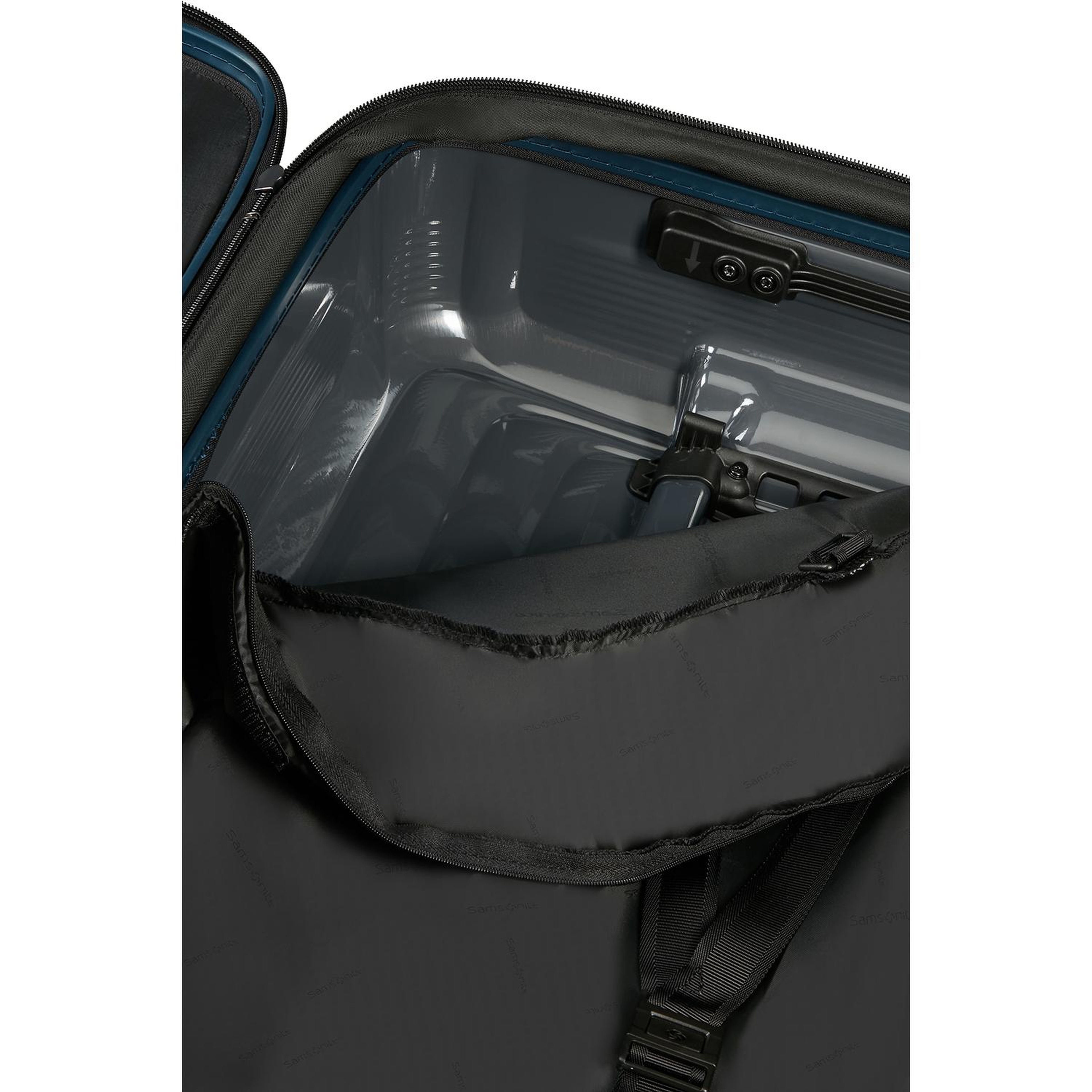 Samsonite Lacivert Spinner Nuon Körüklü 4 Tekerlekli 81 cm Büyük Boy Valiz