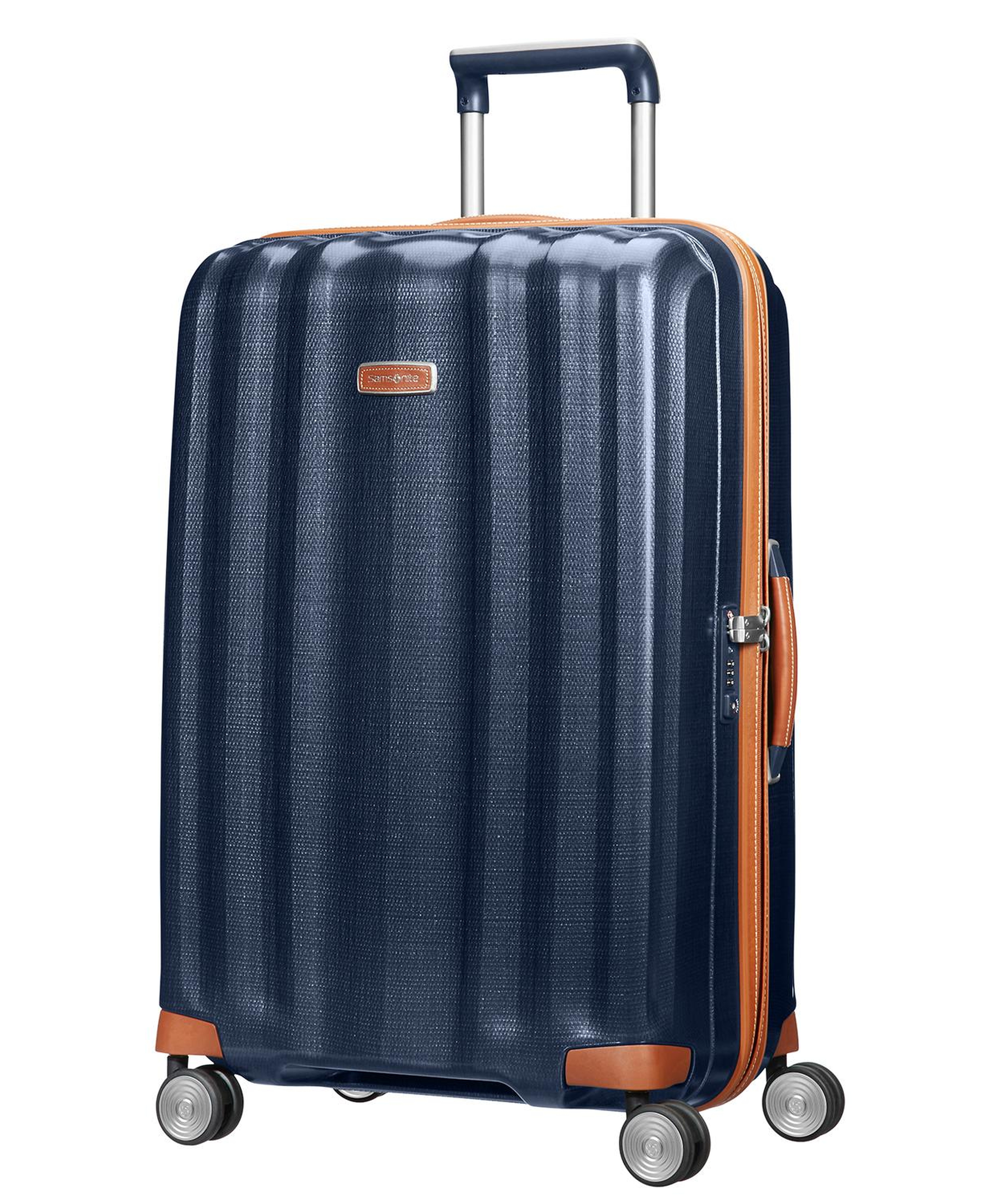 Samsonite Lacivert Lite Cube Dlx Spinner - 76/28 Büyük Boy Valiz