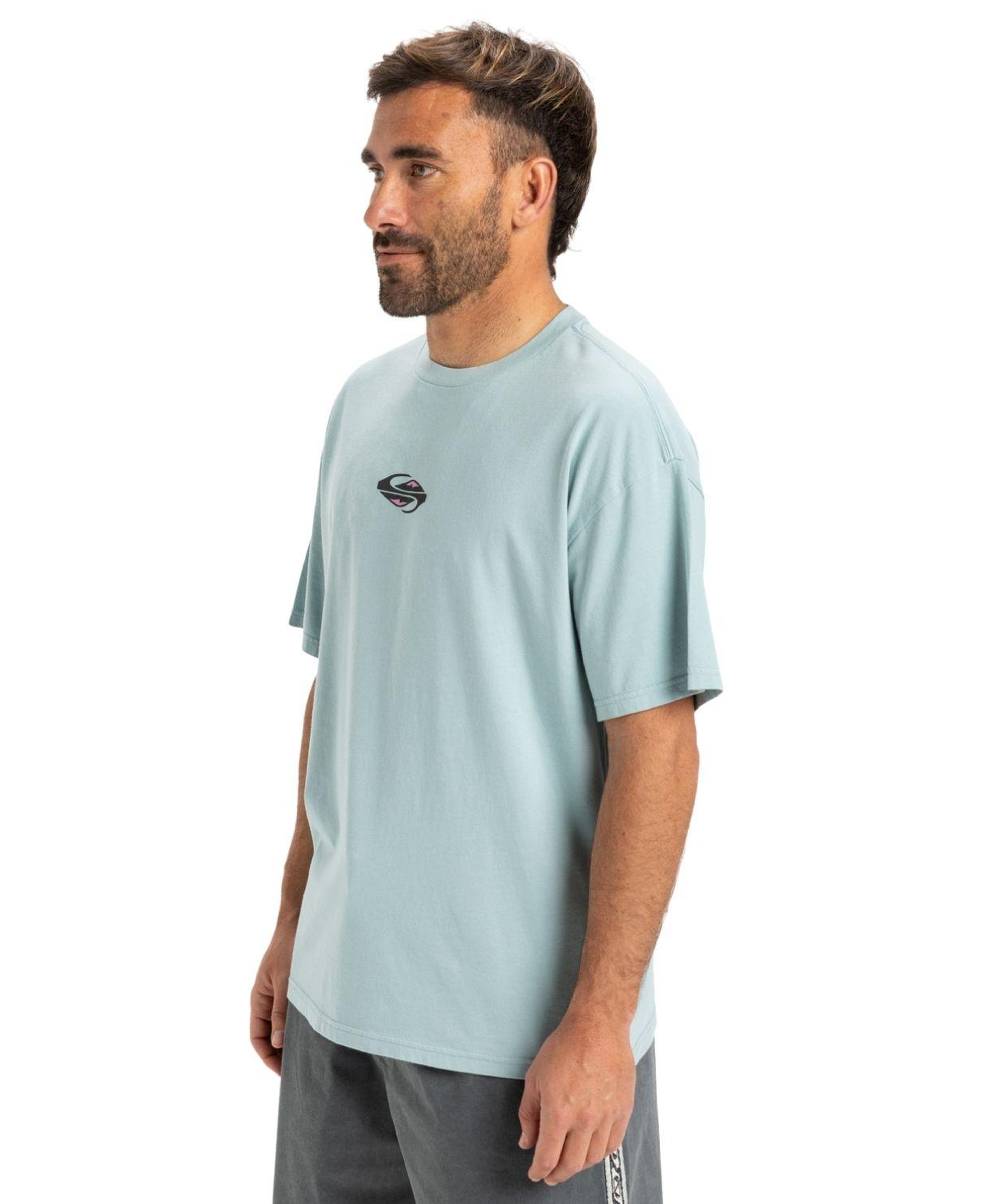 Quiksilver Gh Qs Global Heat Erkek Mavi Tişört