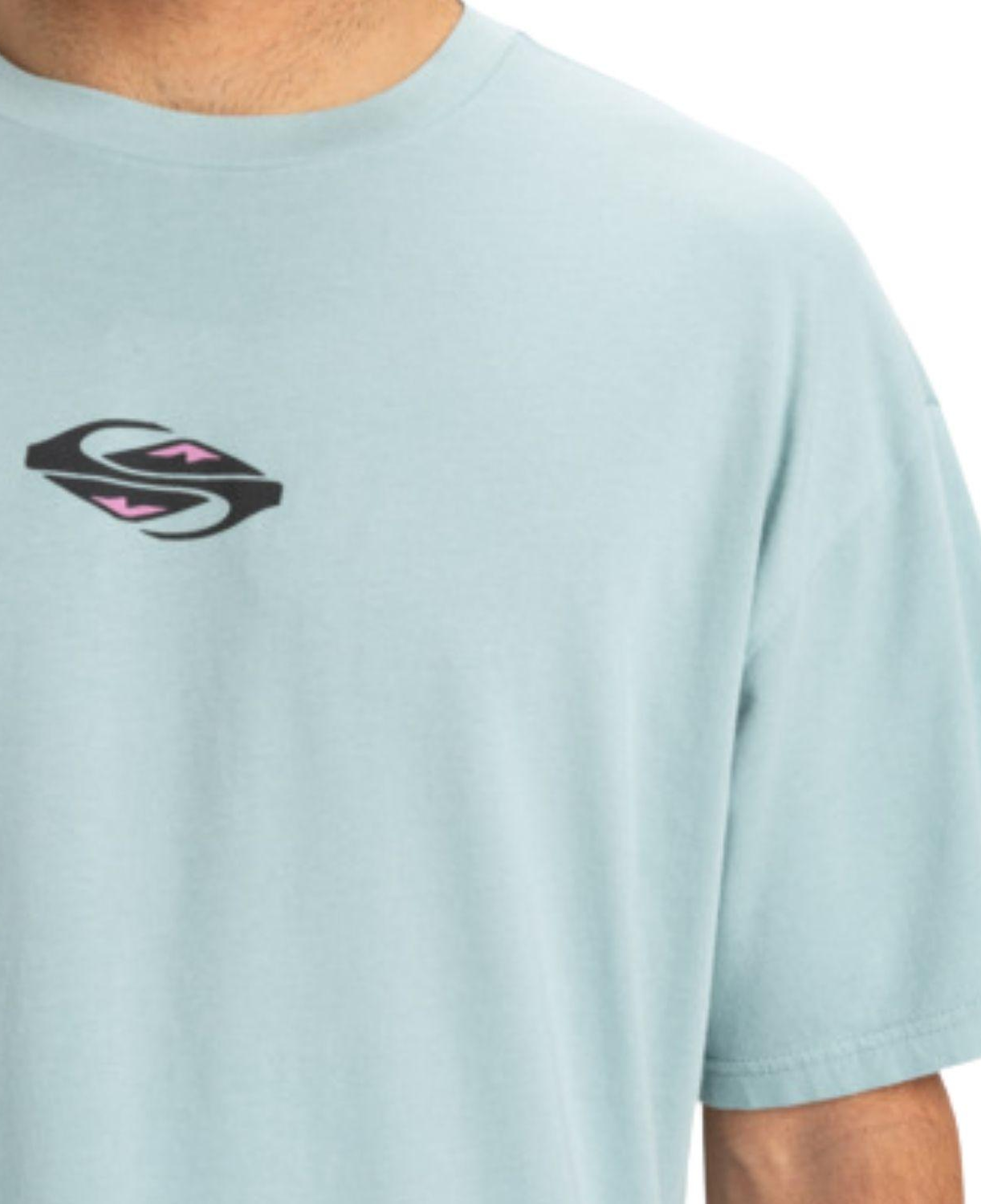 Quiksilver Gh Qs Global Heat Erkek Mavi Tişört