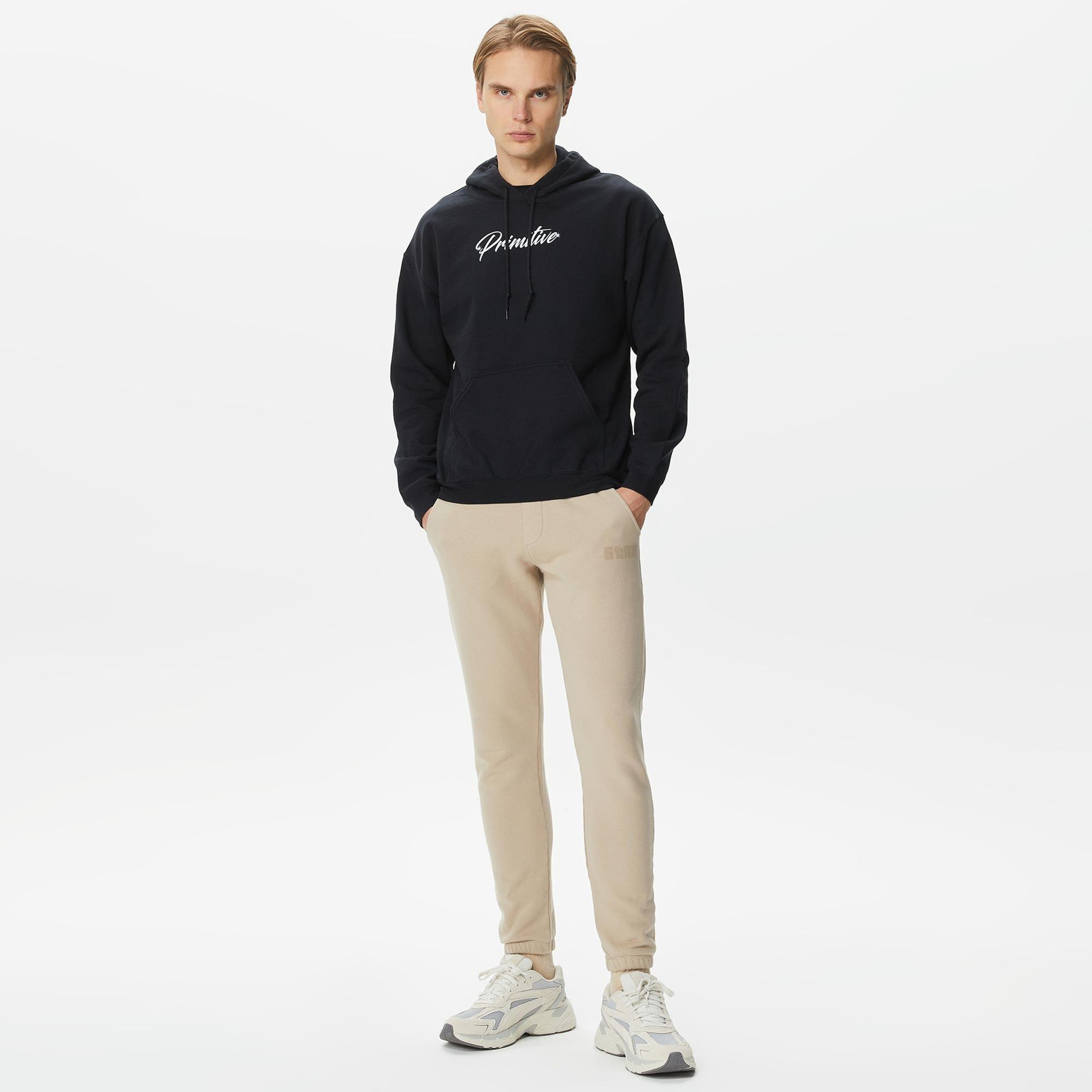 Primitive Shiver Erkek Siyah Hoodie