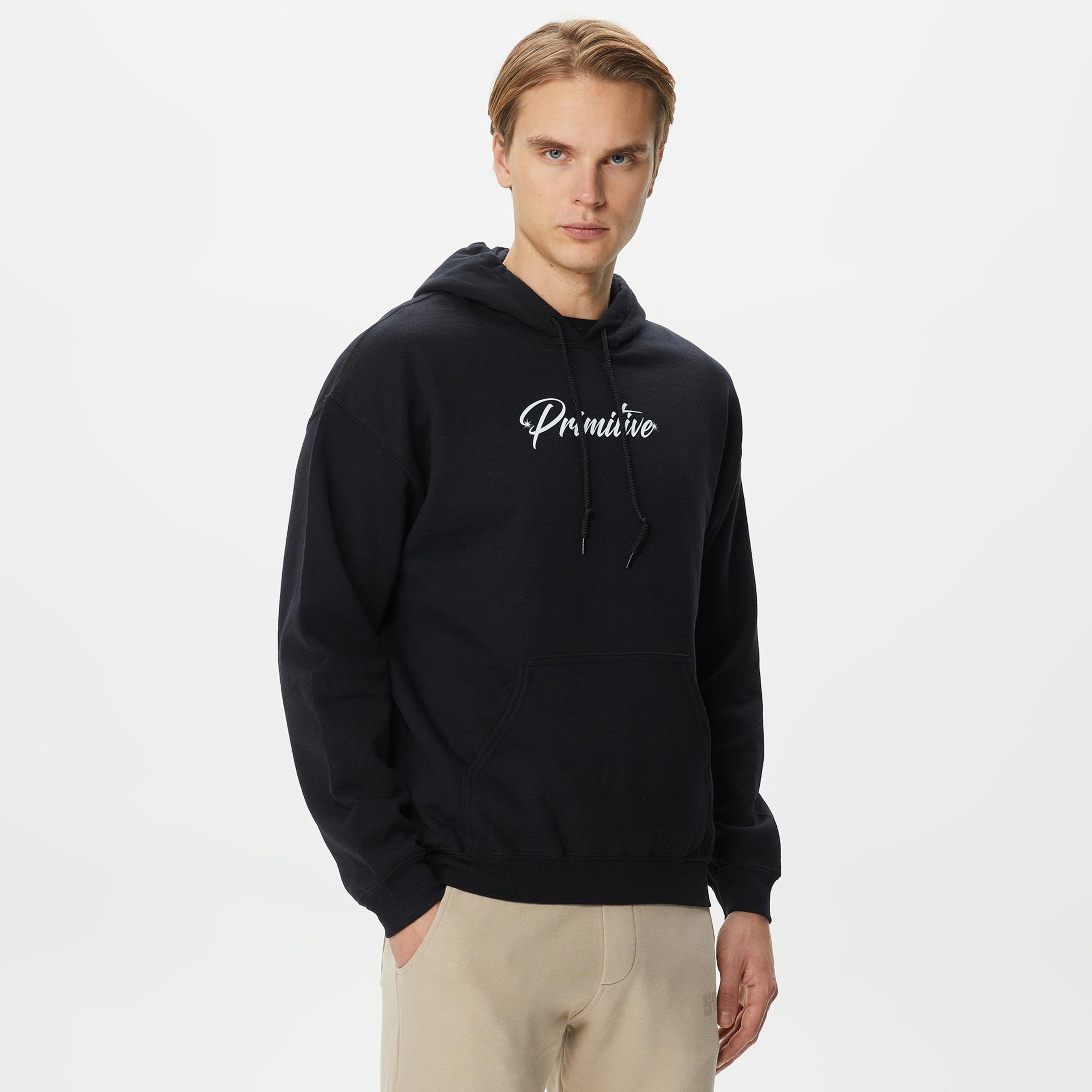 Primitive Shiver Erkek Siyah Hoodie