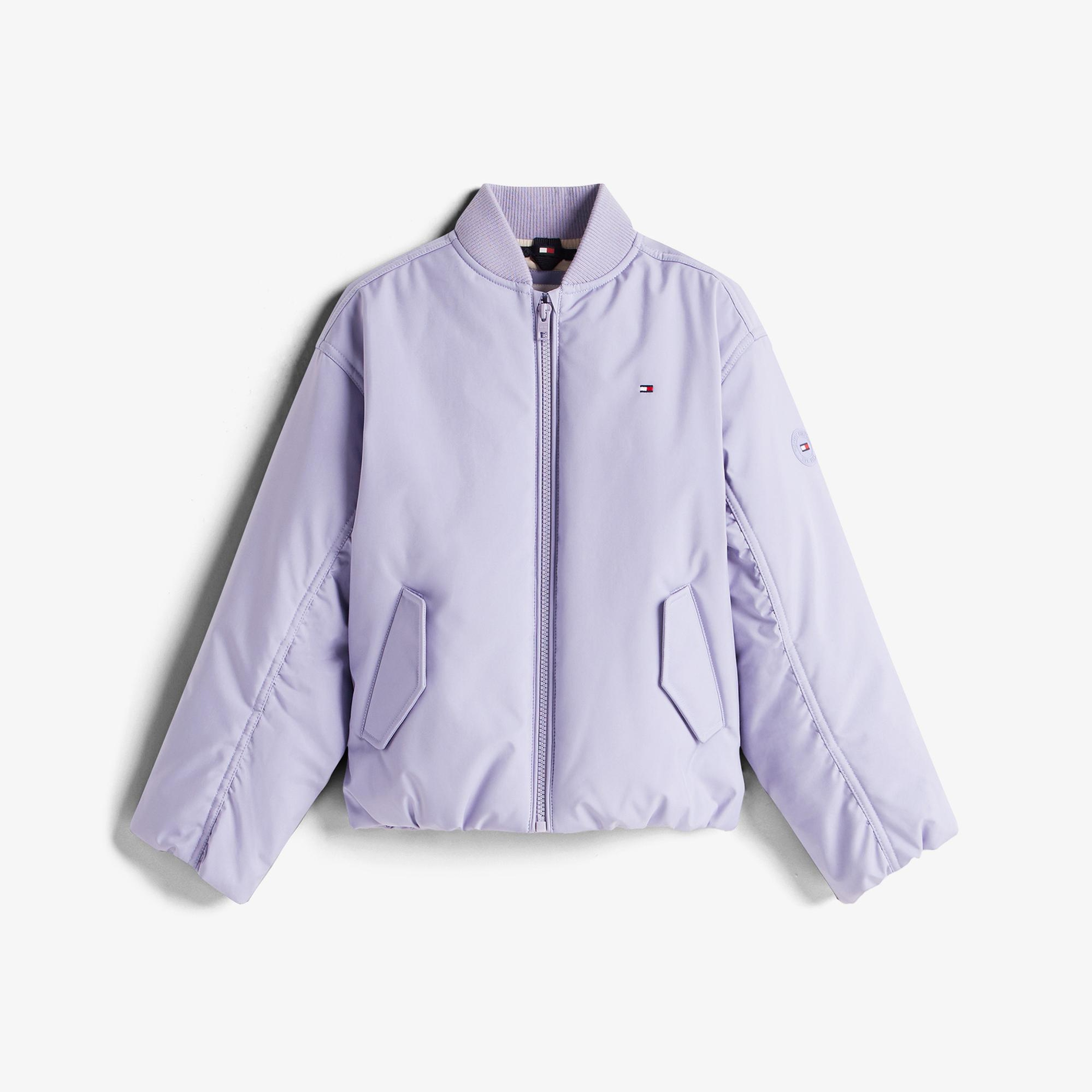 Tommy Hilfiger Padded Bomber Çocuk Mavi Ceket