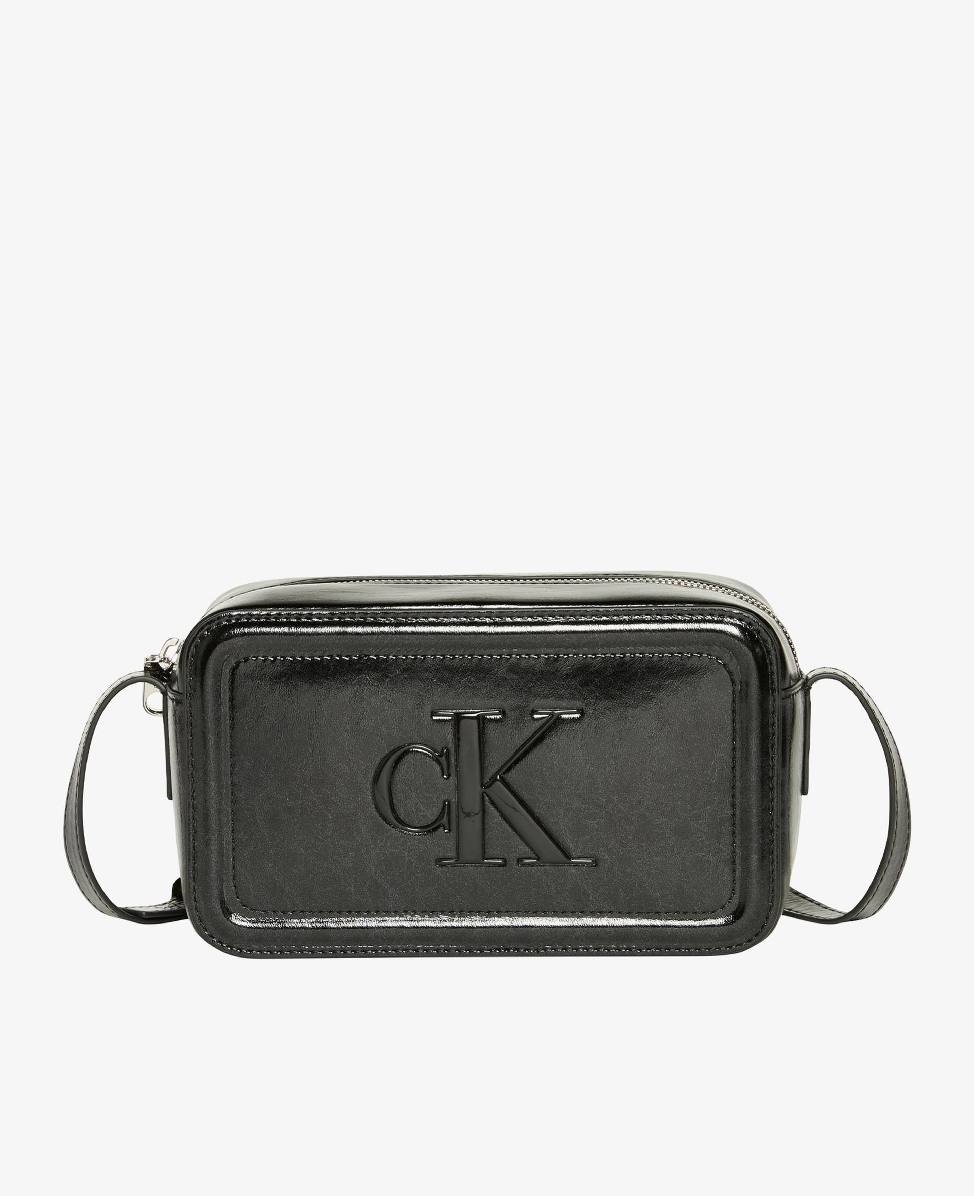 Calvin Klein Bold Metallic Camera Kadın Siyah Çapraz Çanta