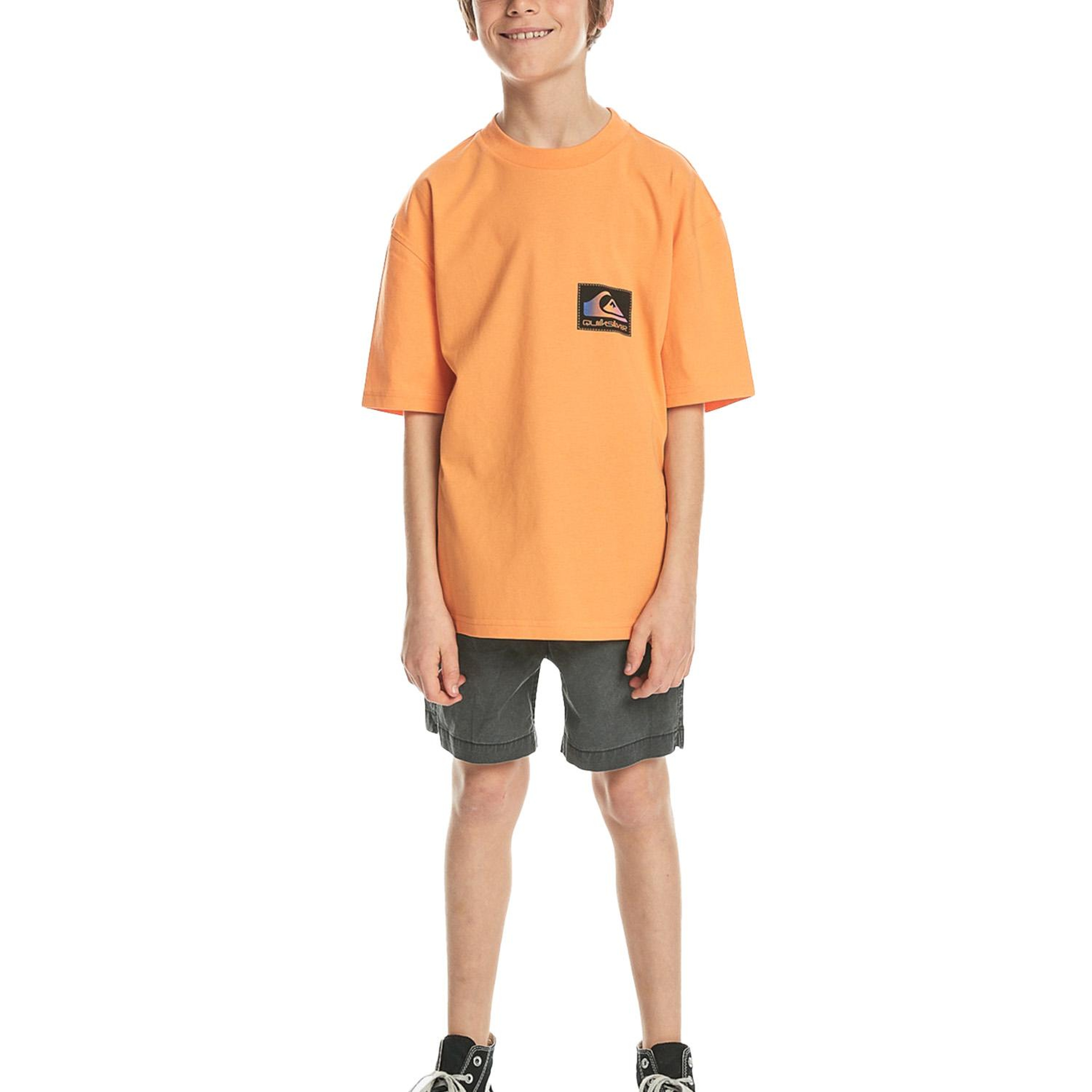 Quiksilver Back Flash Youth Erkek Çocuk Turuncu Tişört