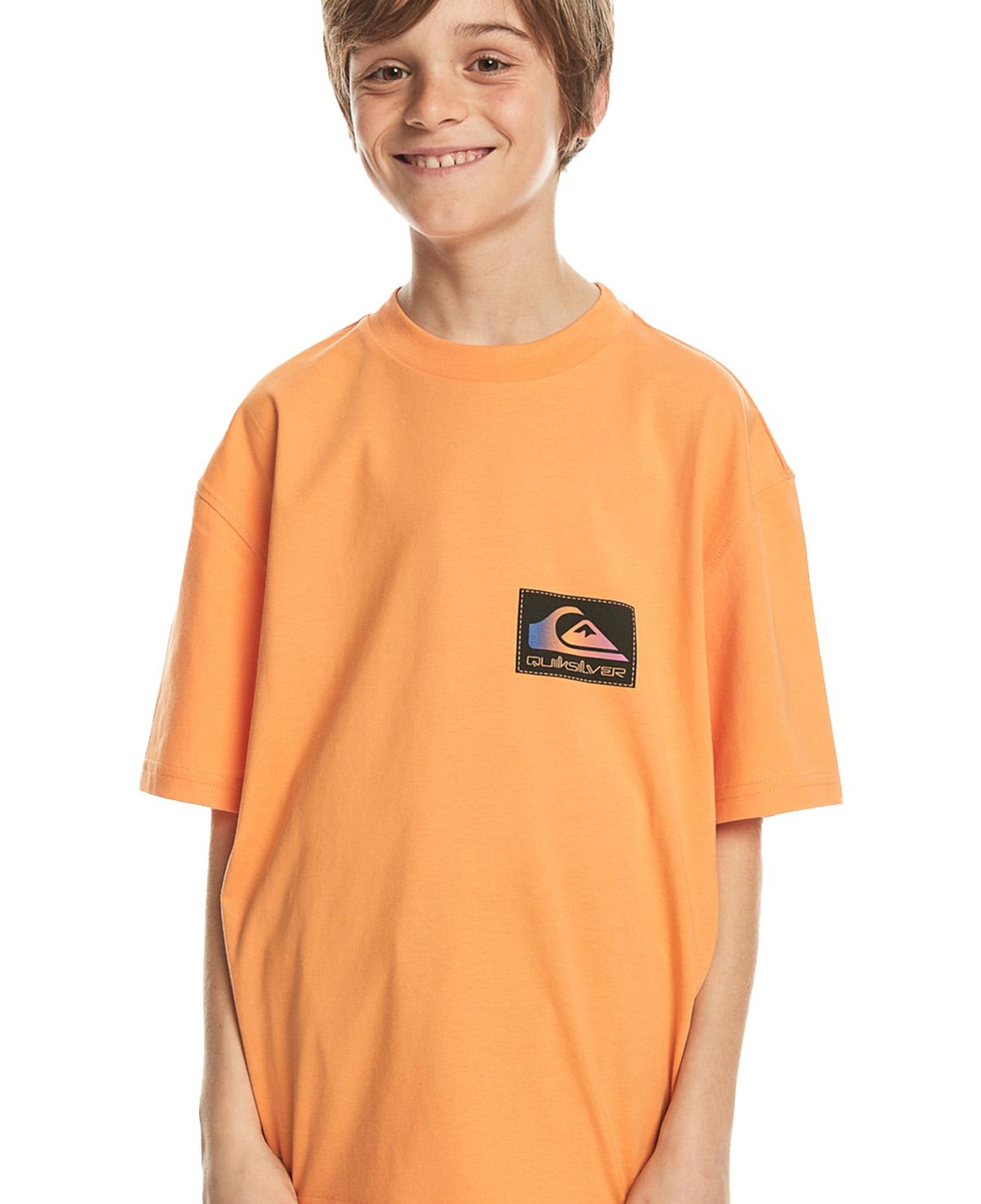 Quiksilver Back Flash Youth Erkek Çocuk Turuncu Tişört