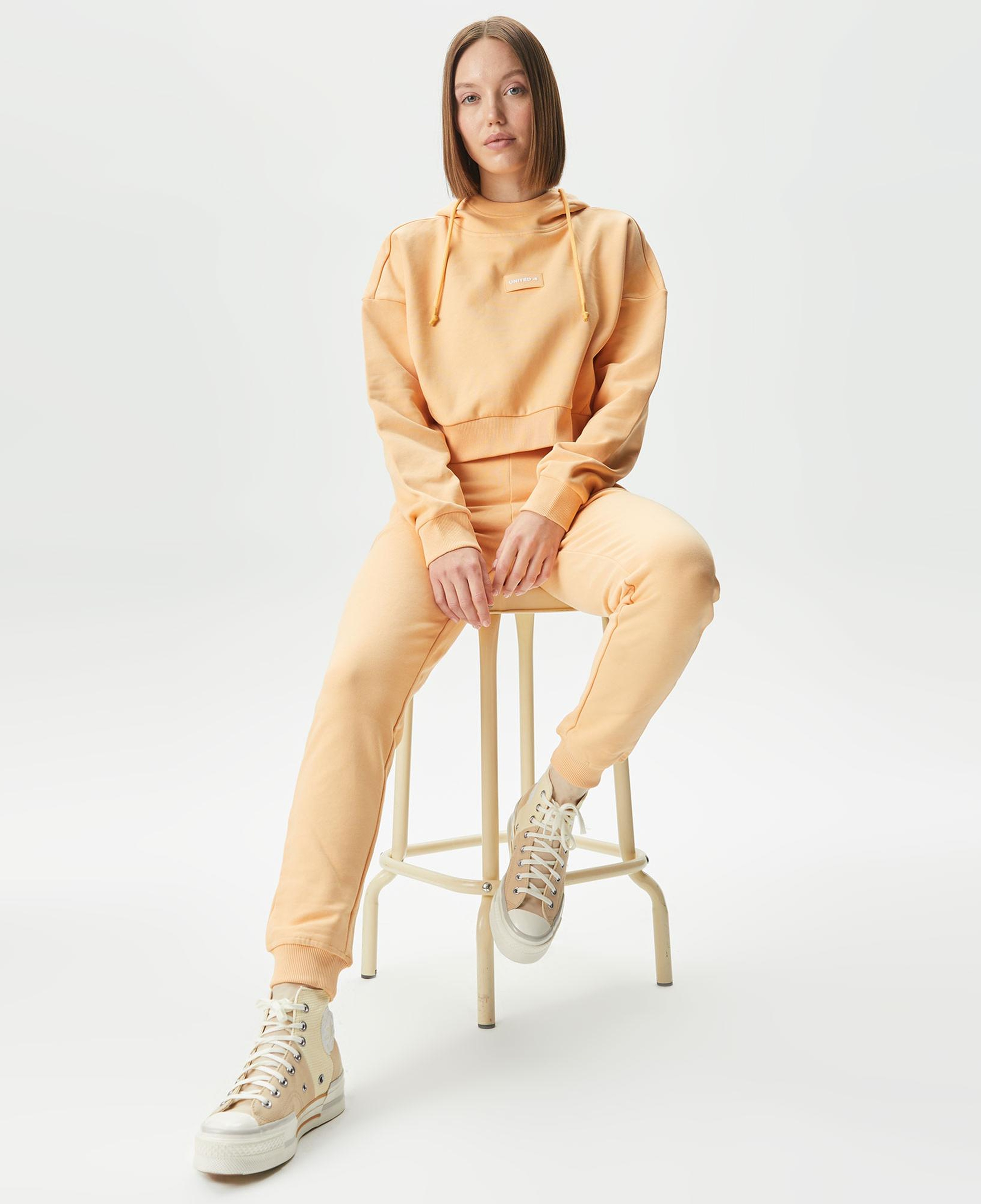 UNITED4 Classic Kadın Turuncu  Hoodie