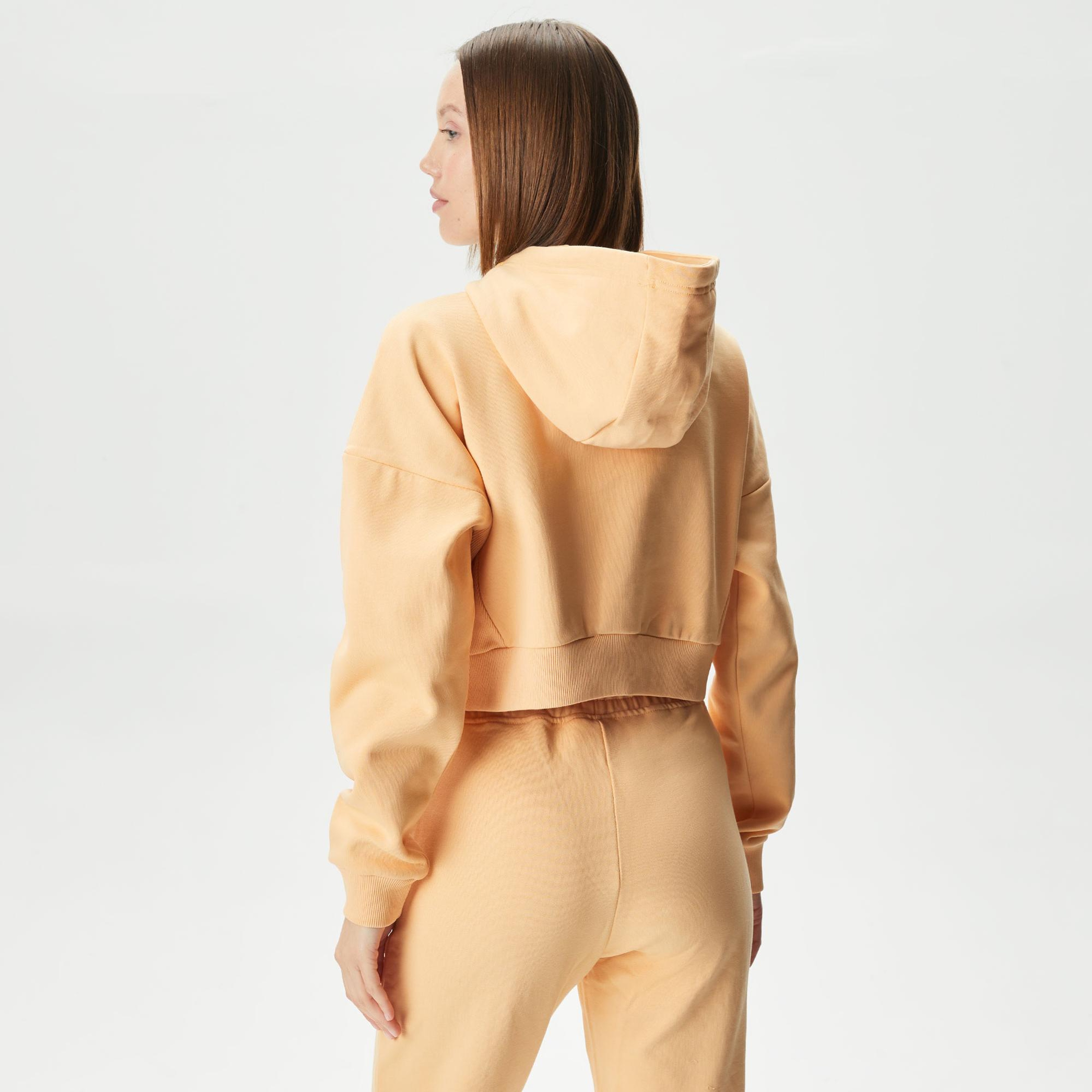 UNITED4 Classic Kadın Turuncu  Hoodie