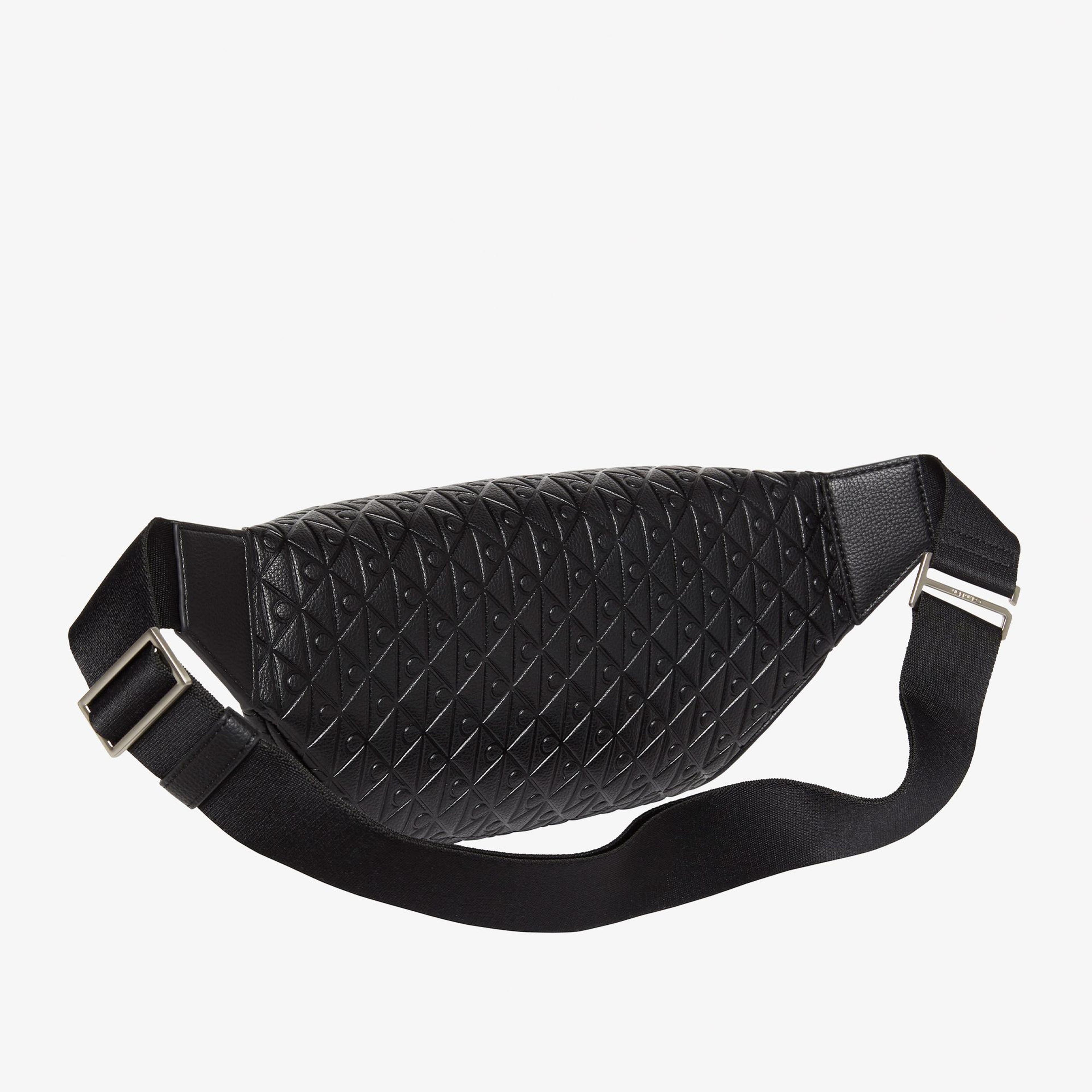 Calvin Klein Emblem Emboss Waistbag Erkek Siyah Bel Çantası