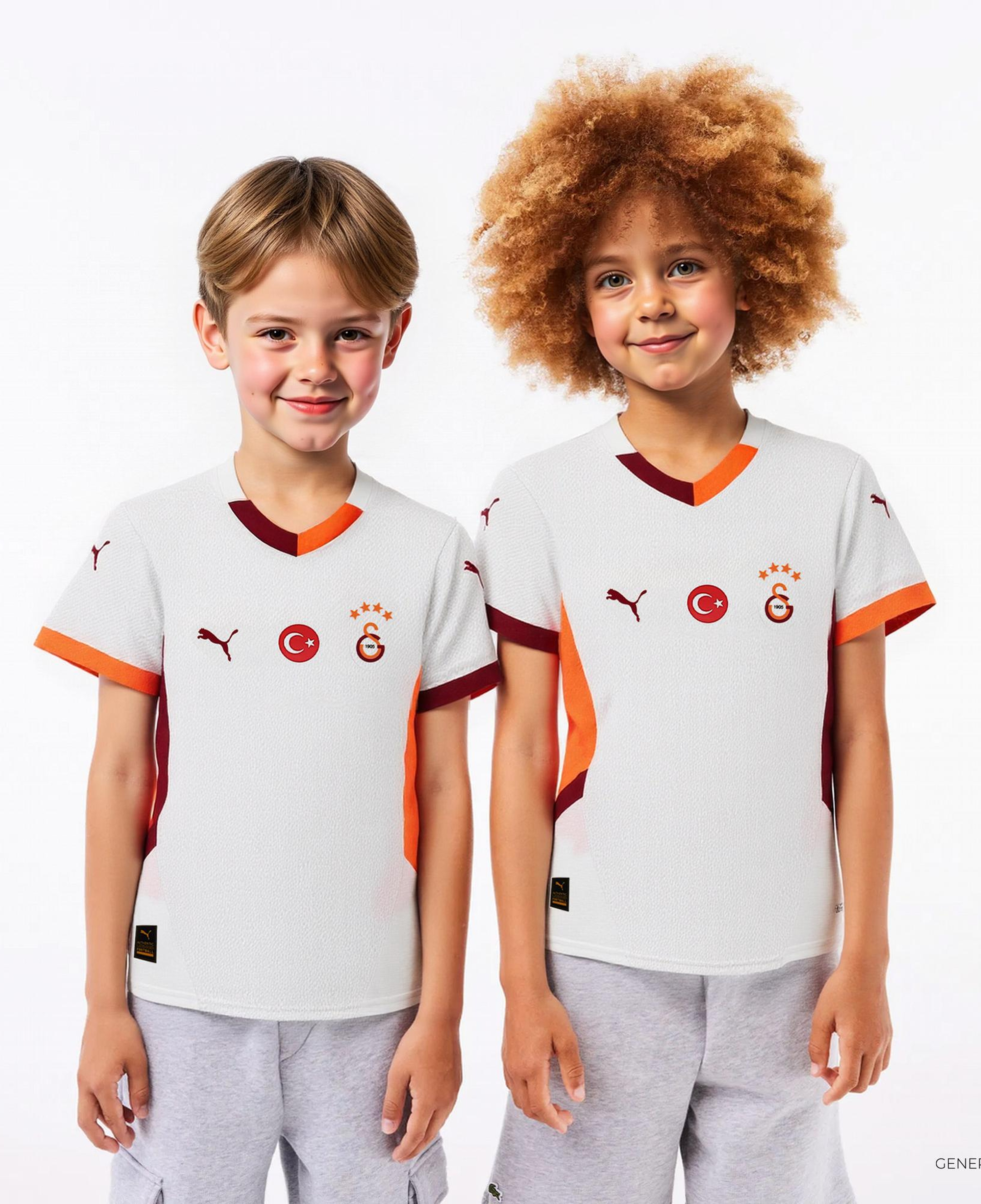 Puma Gsk Away Jrsy Jr Wos Çocuk Beyaz Forma