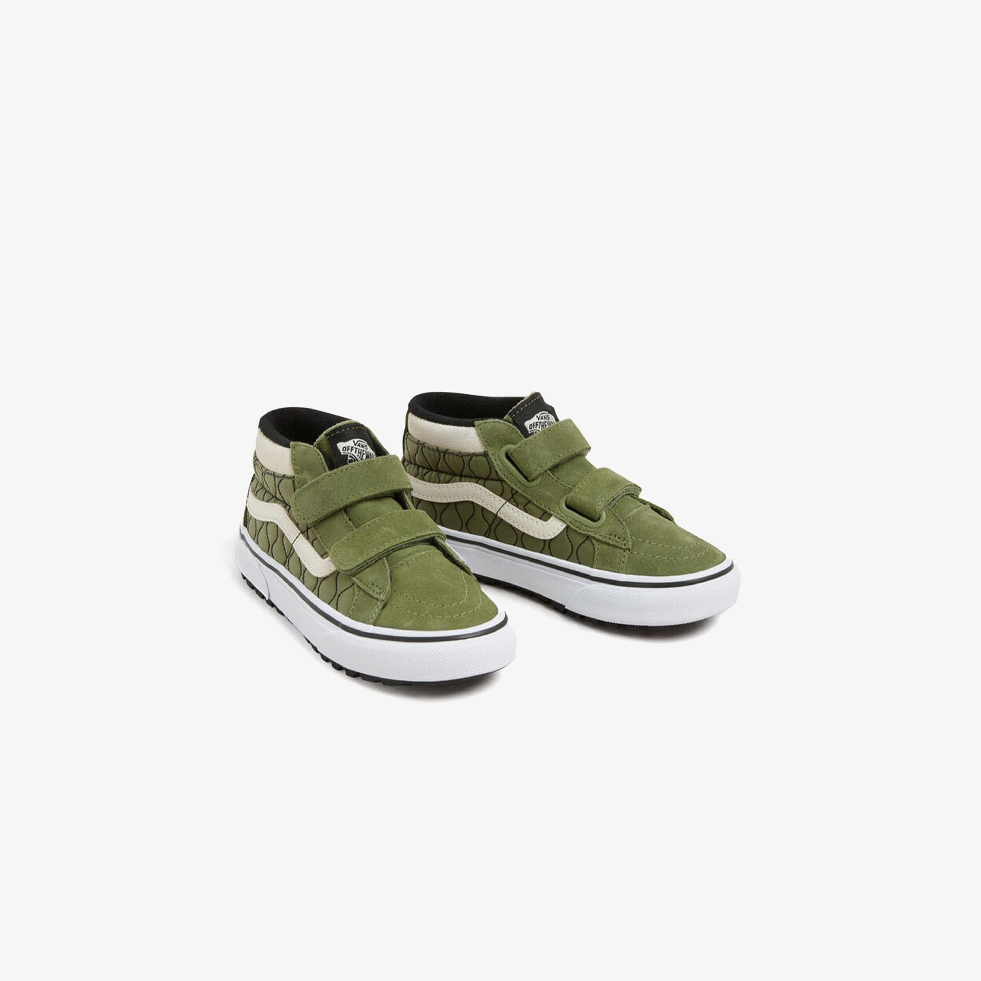 Vans Mte Sk8-Mid Reissue V Çocuk Yeşil Sneaker