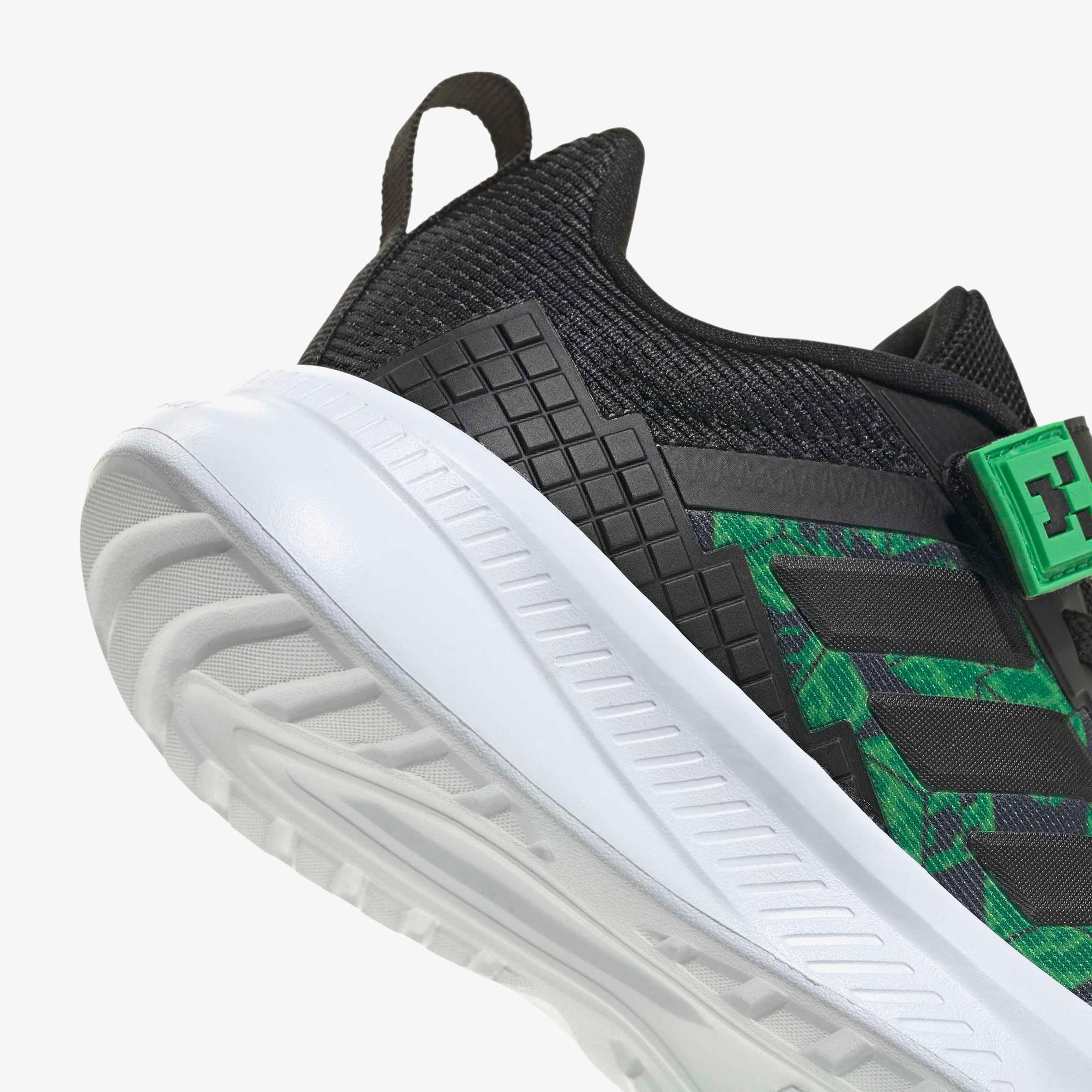 adidas Minecraft Fortarun El Çocuk Siyah Spor Ayakkabı