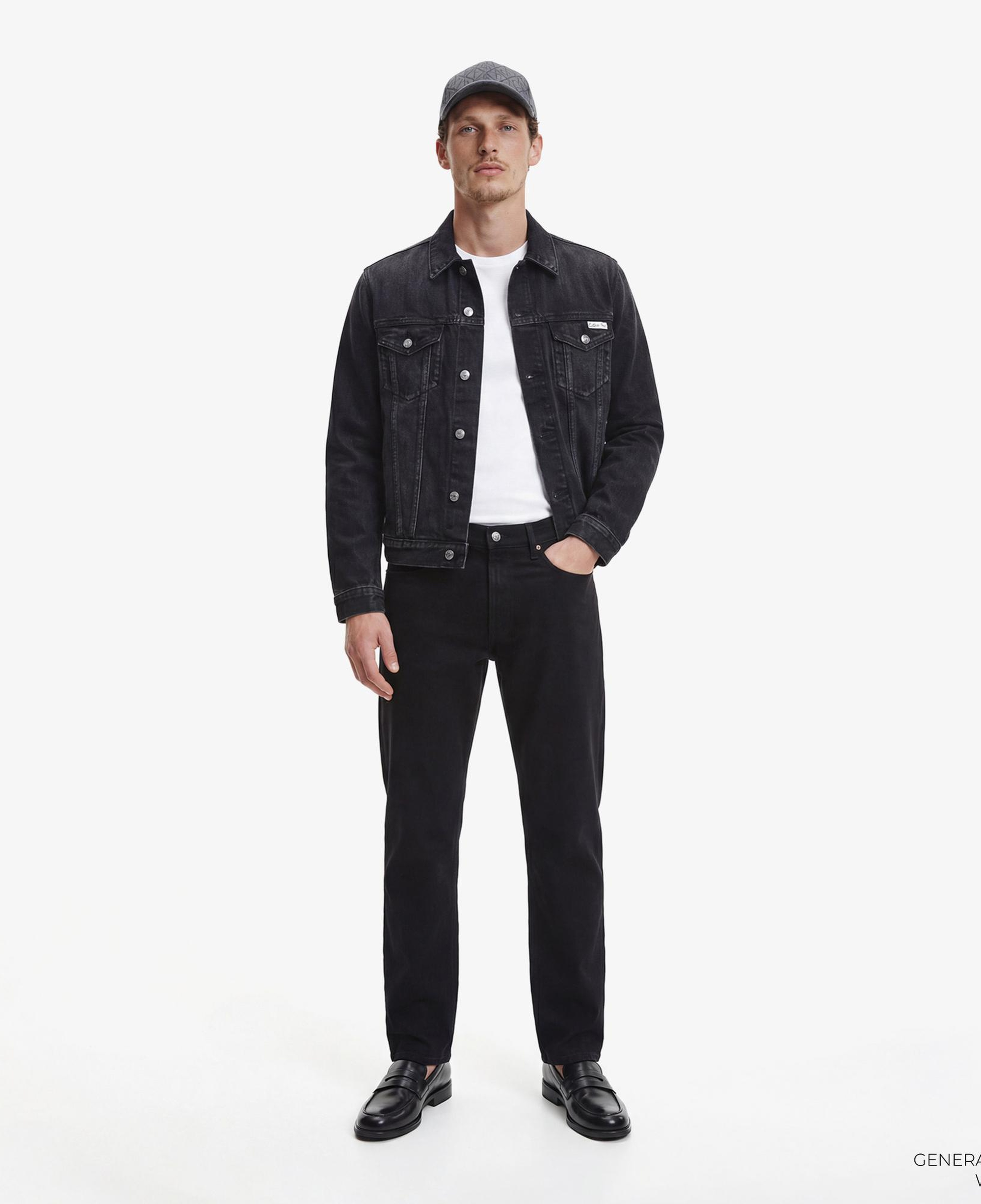 Calvin Klein Slim Straight Erkek Siyah Jean