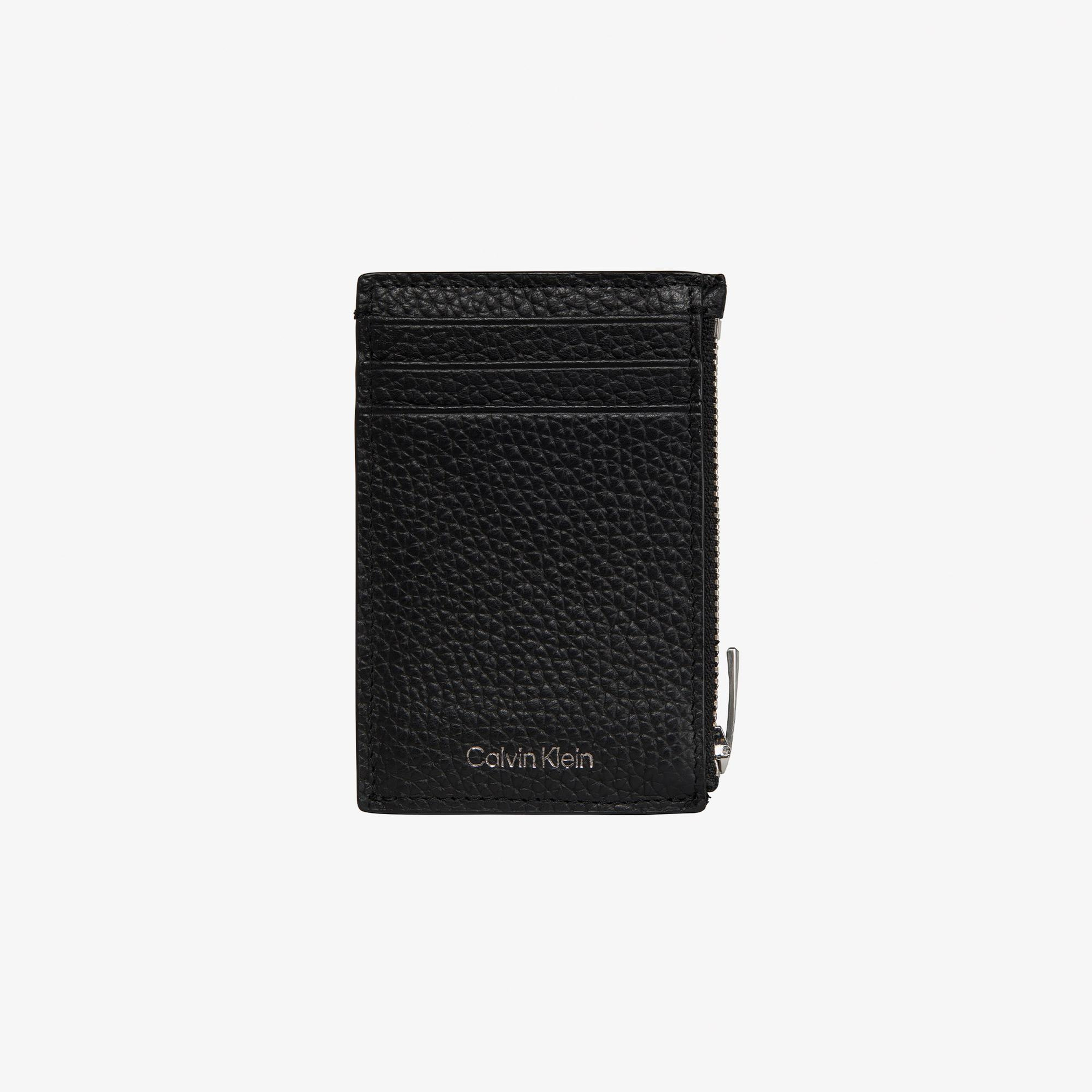 Calvin Klein Foil Emboss Erkek Siyah Kartlık