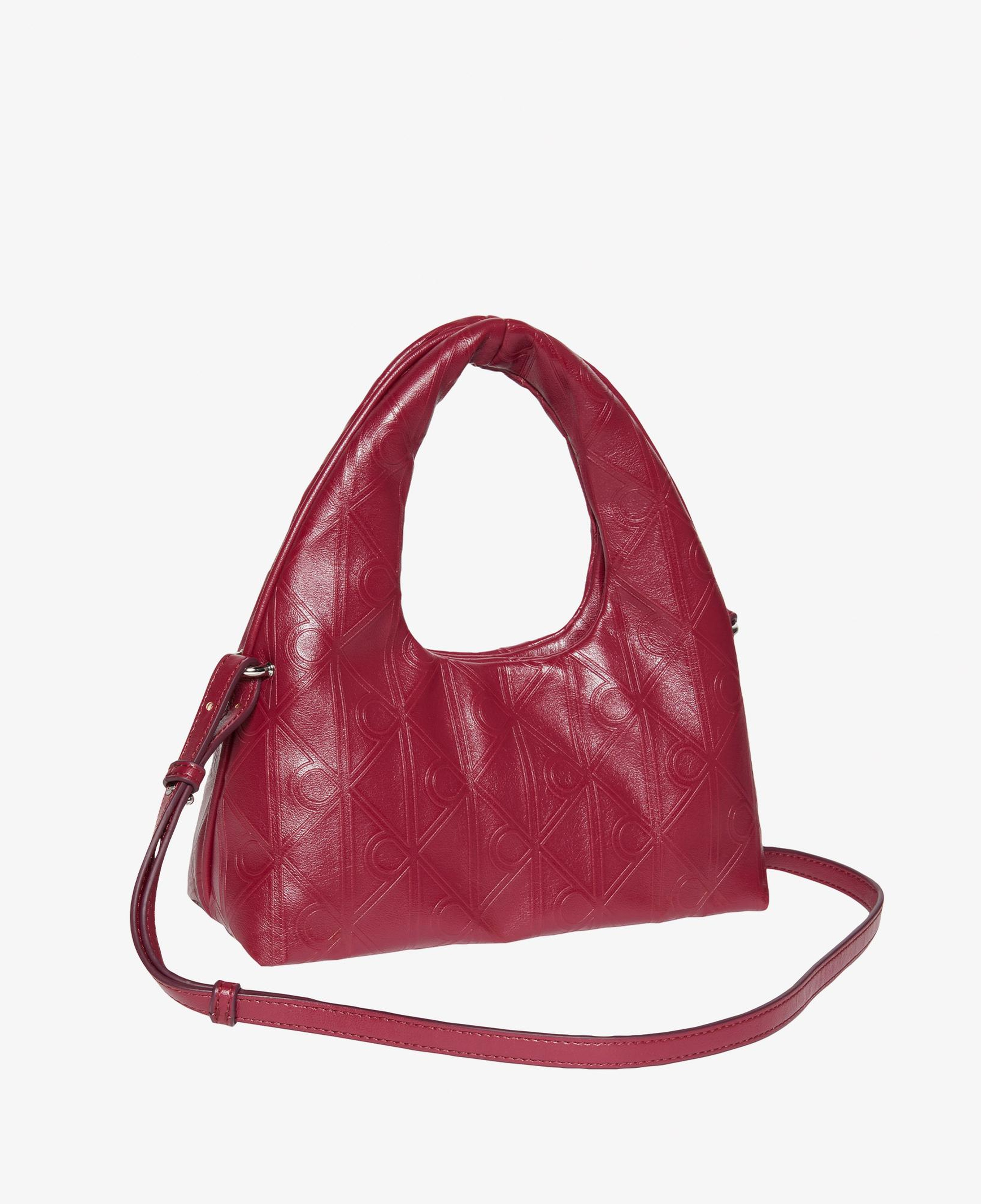 Calvin Klein Emblem Puffer With Strap Kadın Kırmızı Çapraz Çanta