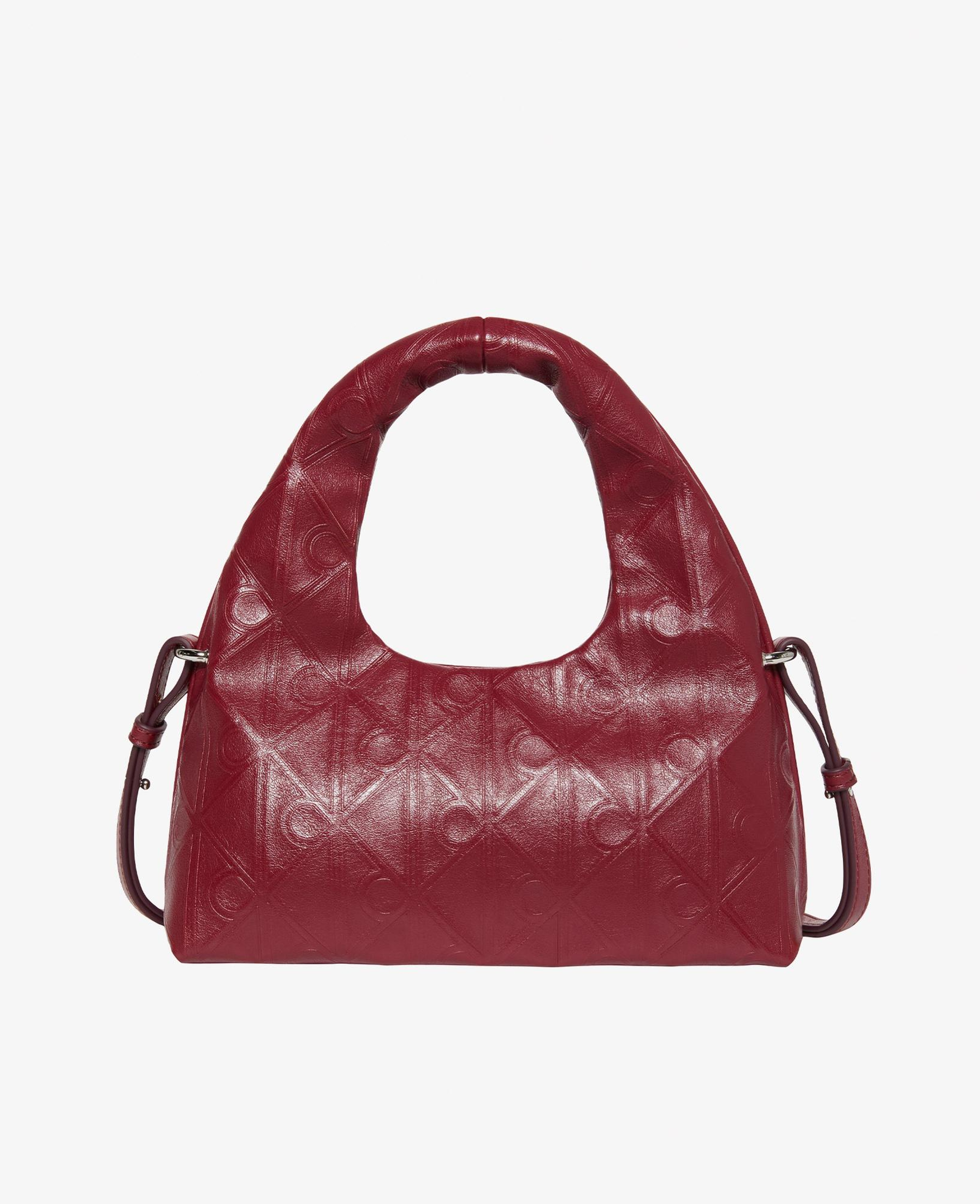 Calvin Klein Emblem Puffer With Strap Kadın Kırmızı Çapraz Çanta