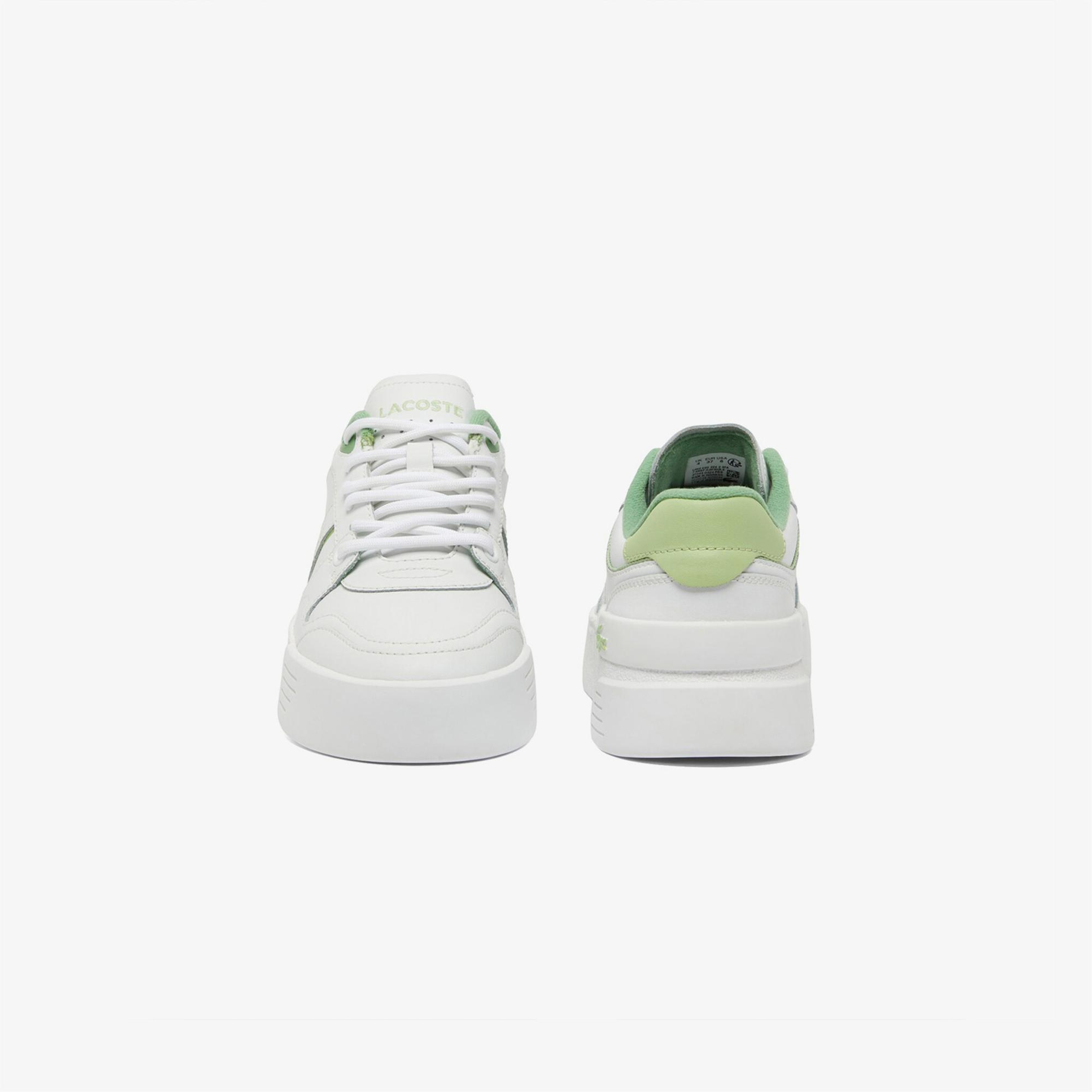 Lacoste L002 Evo Kadın Beyaz/Yeşil Sneaker