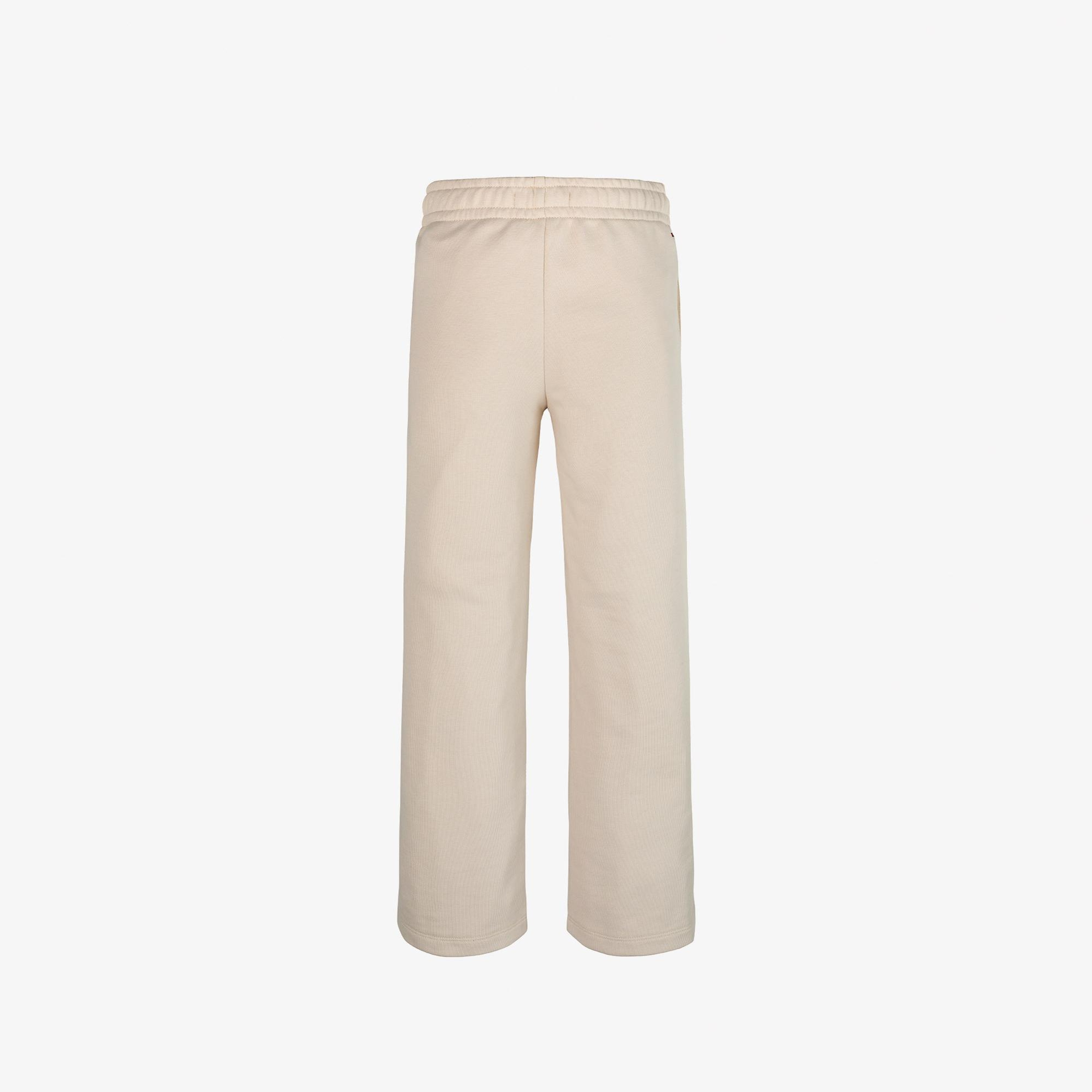 Tommy Hilfiger Wide Leg Çocuk Bej Eşofman Altı