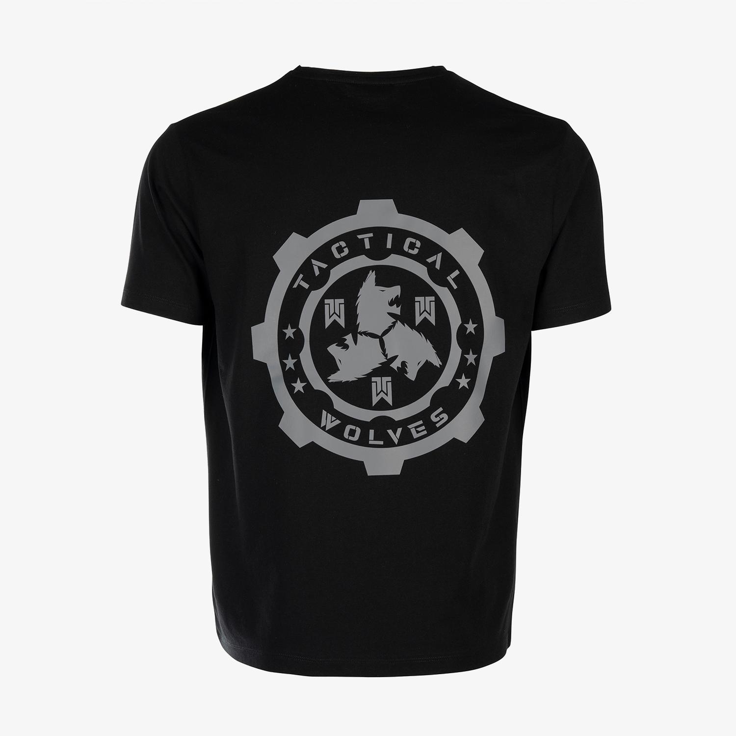 Tactical Wolves Classic Erkek Siyah T-Shirt