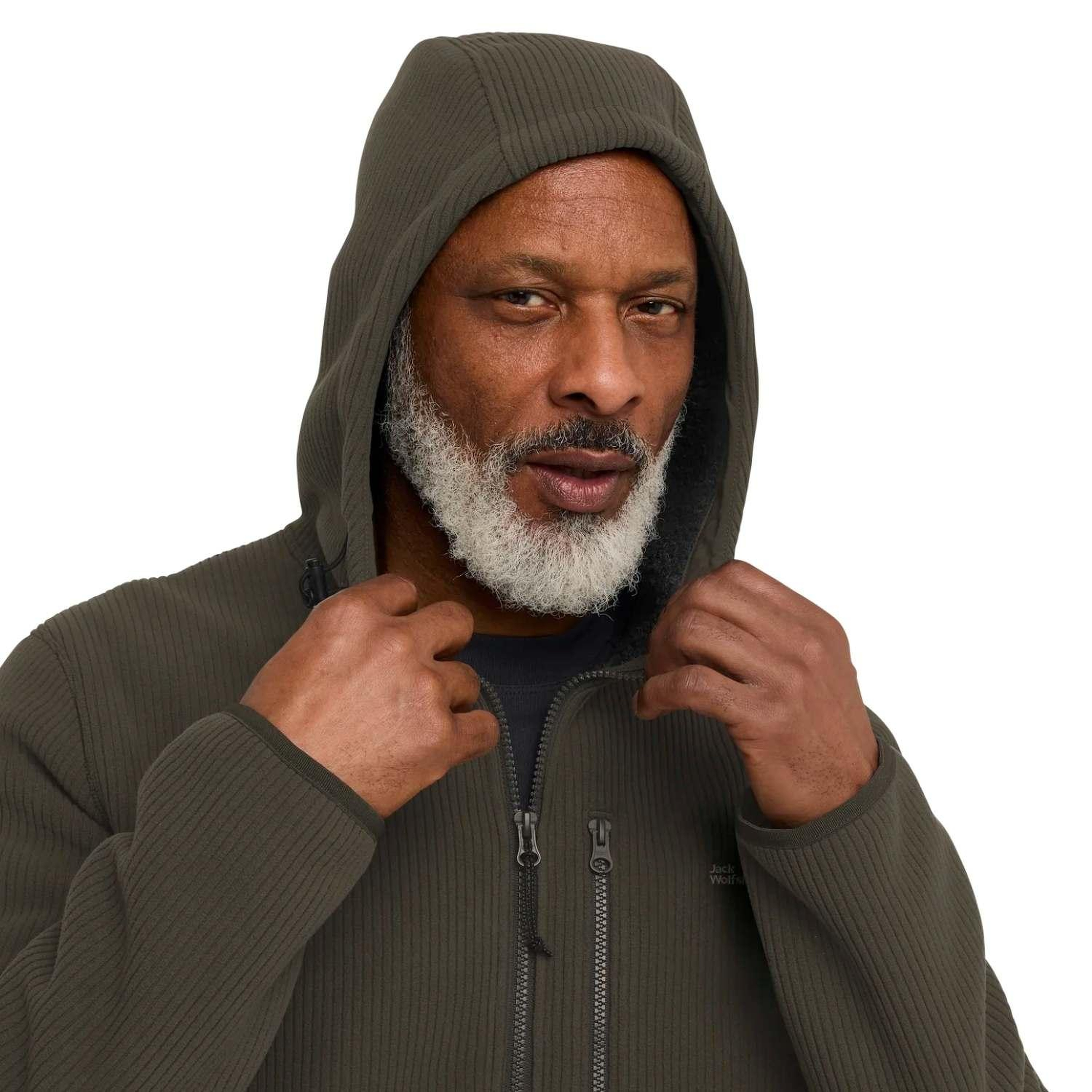 Jack Wolfskin Lake Ridge Hooded Erkek Yeşil Outdoor Ceketi