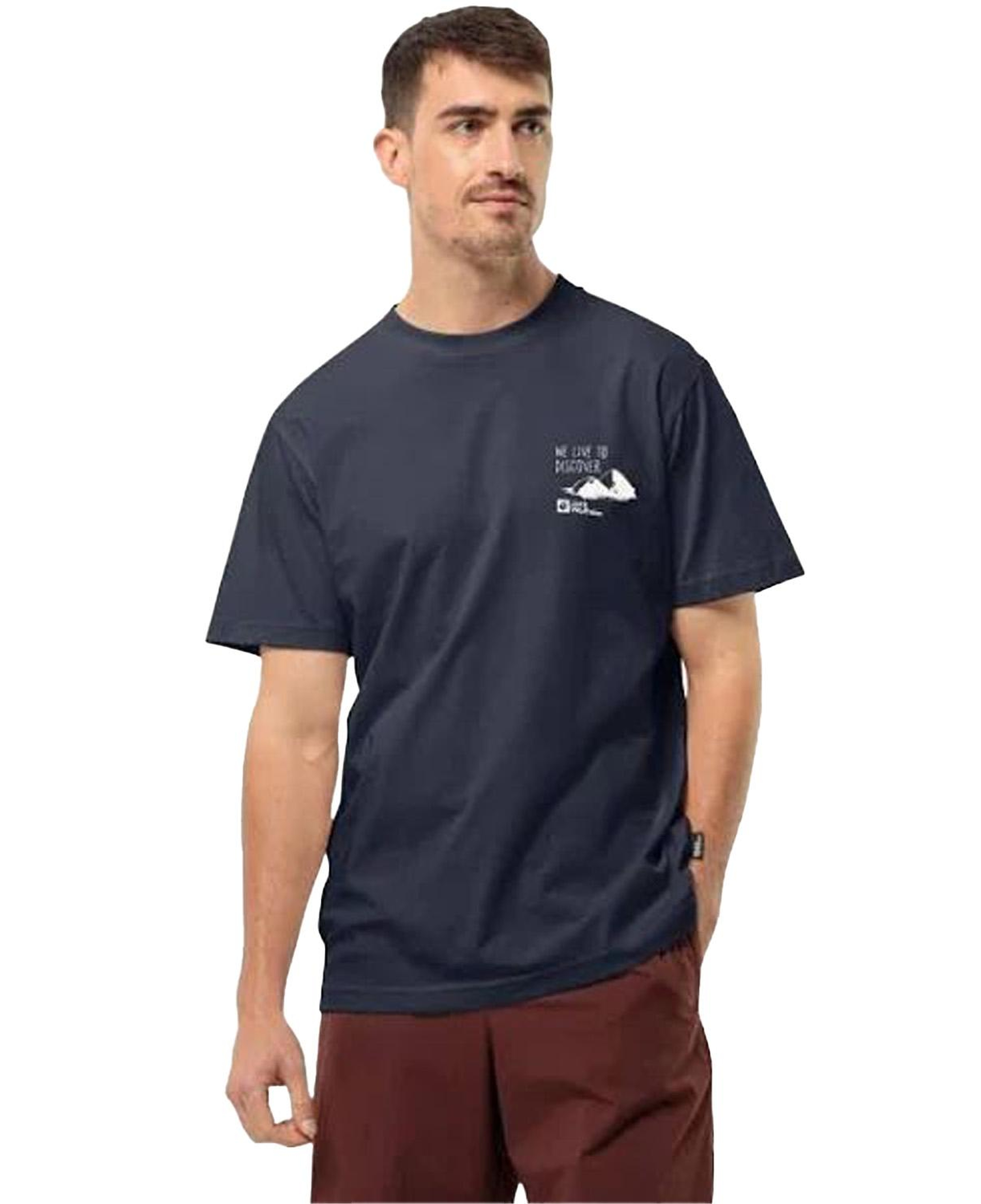 Jack Wolfskin Discover T Erkek Turuncu Tişört