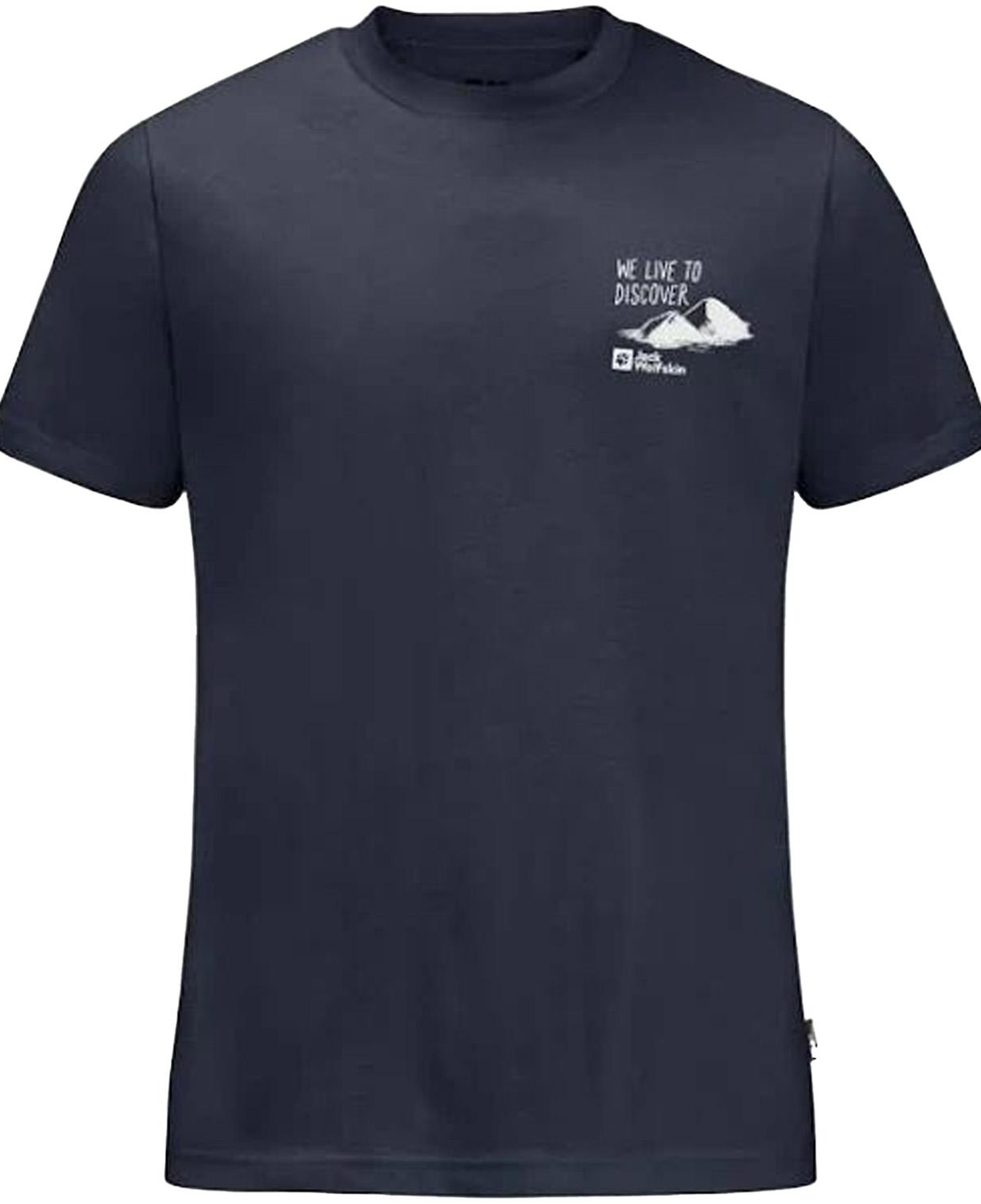 Jack Wolfskin Discover T Erkek Turuncu Tişört