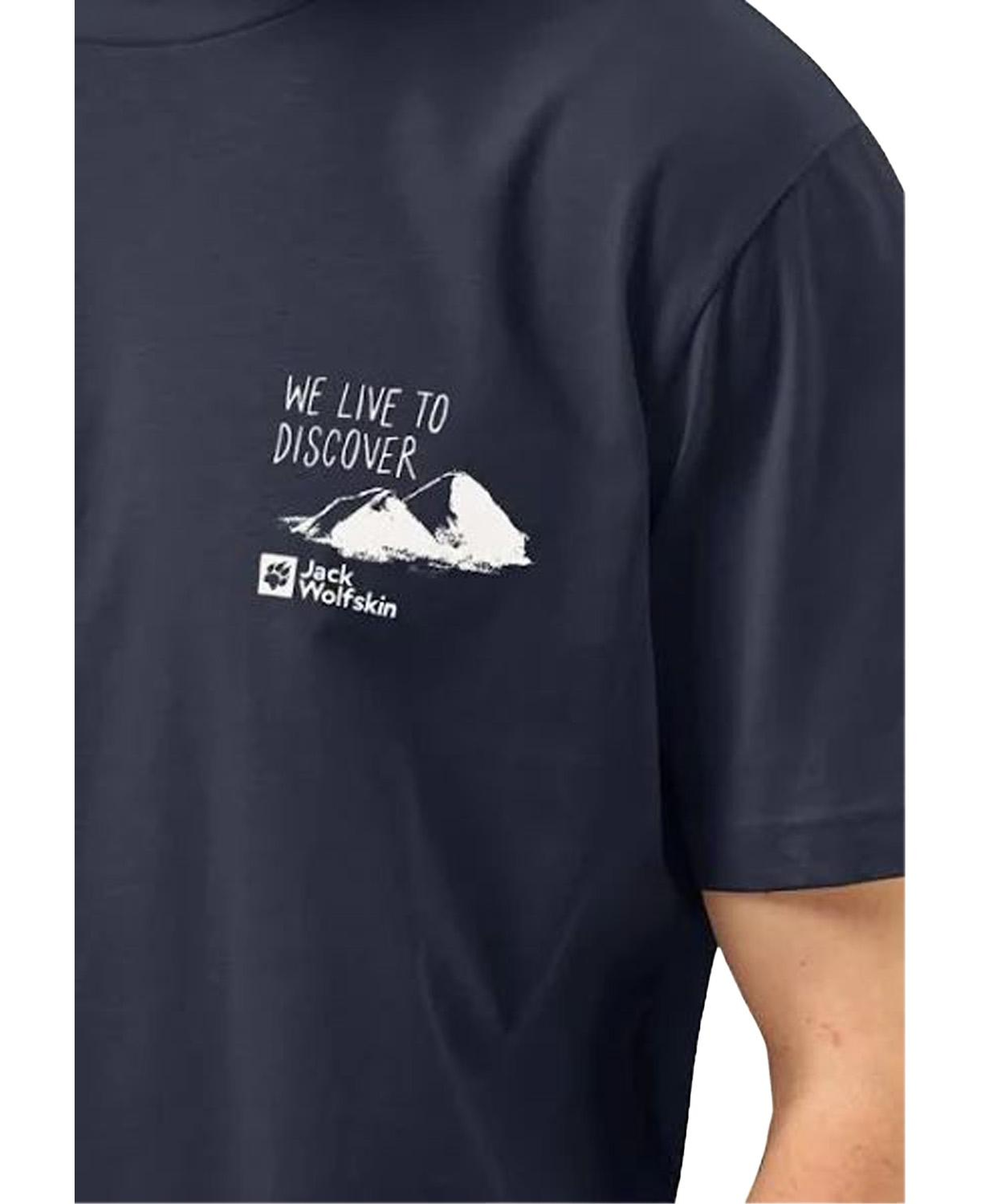 Jack Wolfskin Discover T Erkek Turuncu Tişört