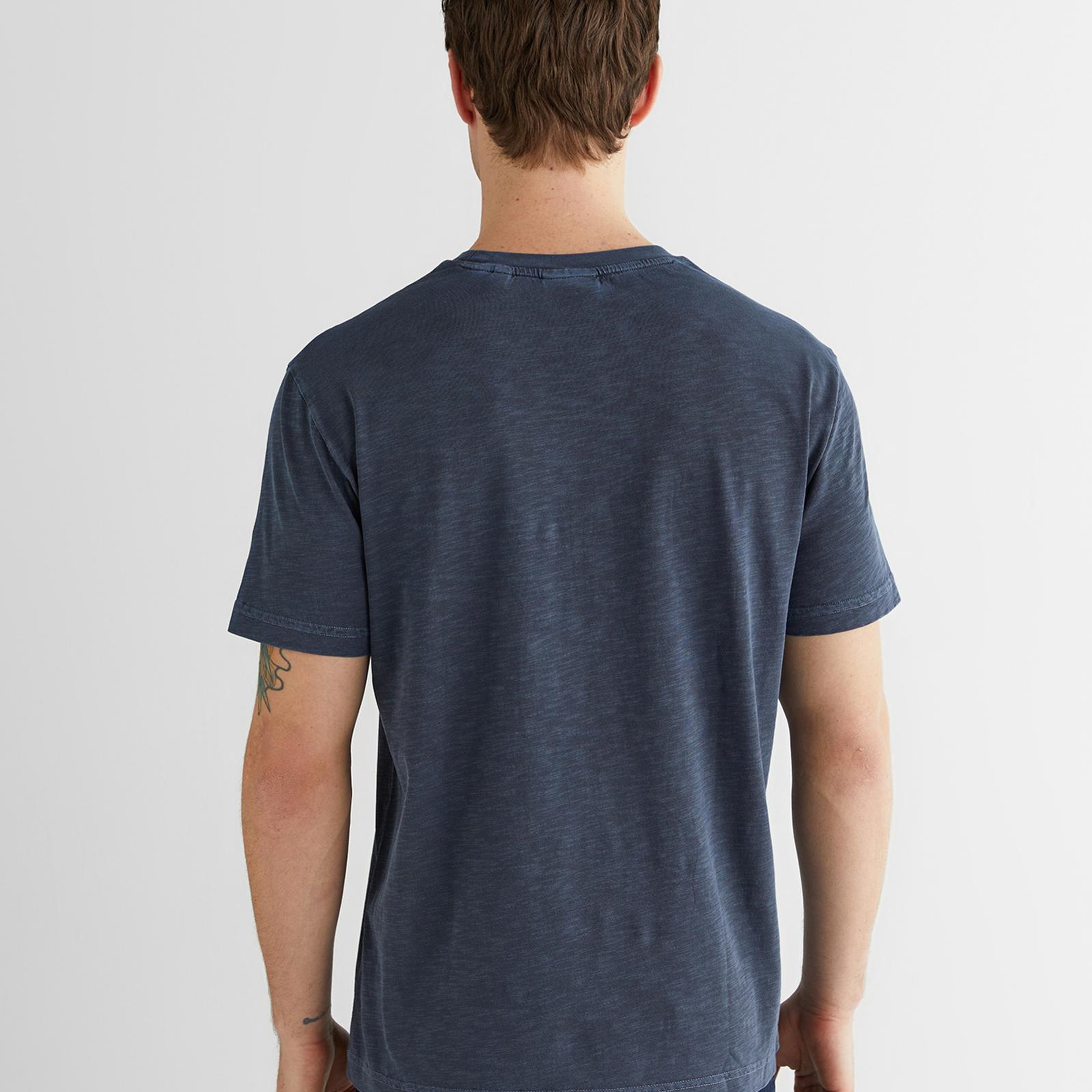 GANT Erkek Lacivert Baskılı Kısa Kollu T-Shirt
