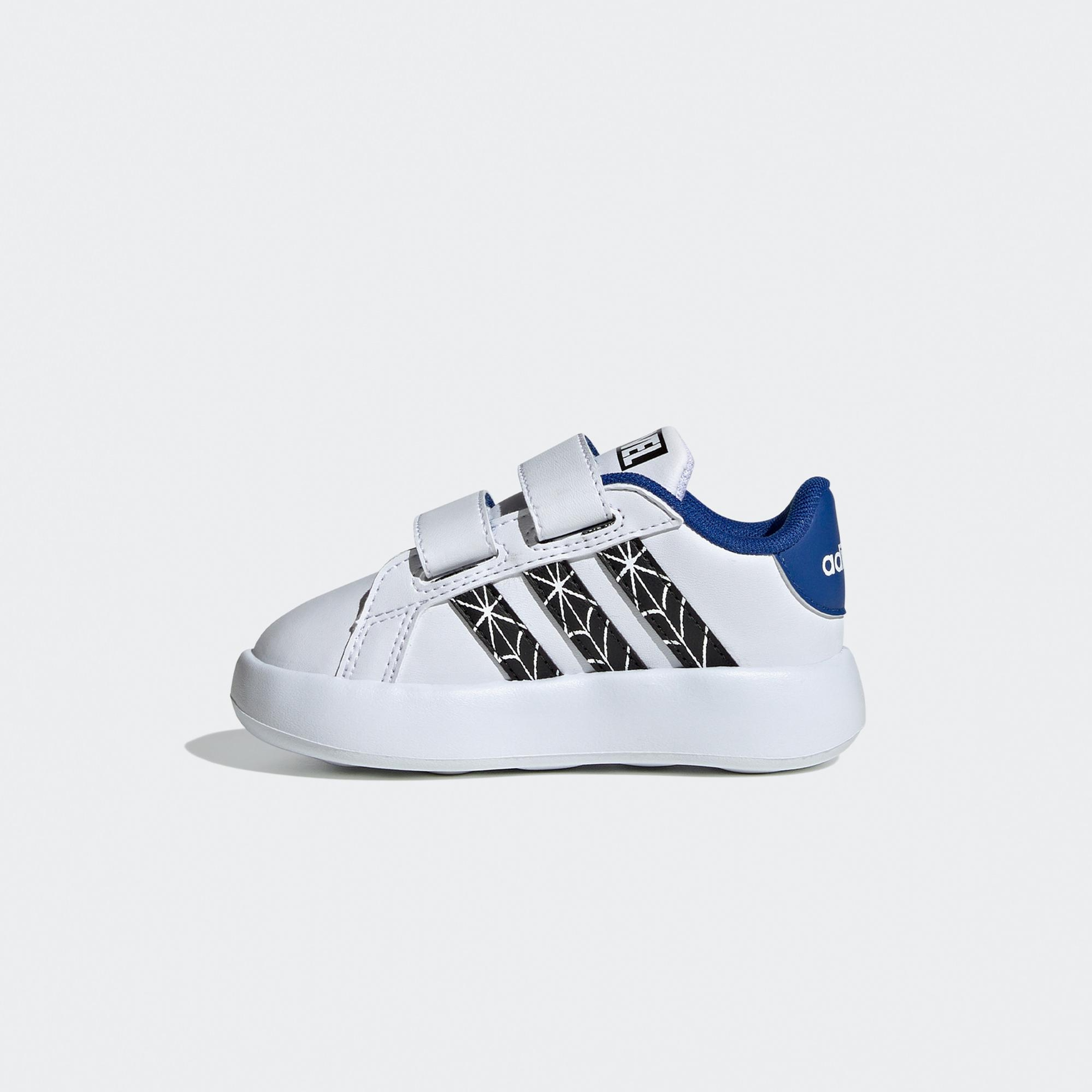 adidas Spider-Man Grand Court Bebek Beyaz Spor Ayakkabı