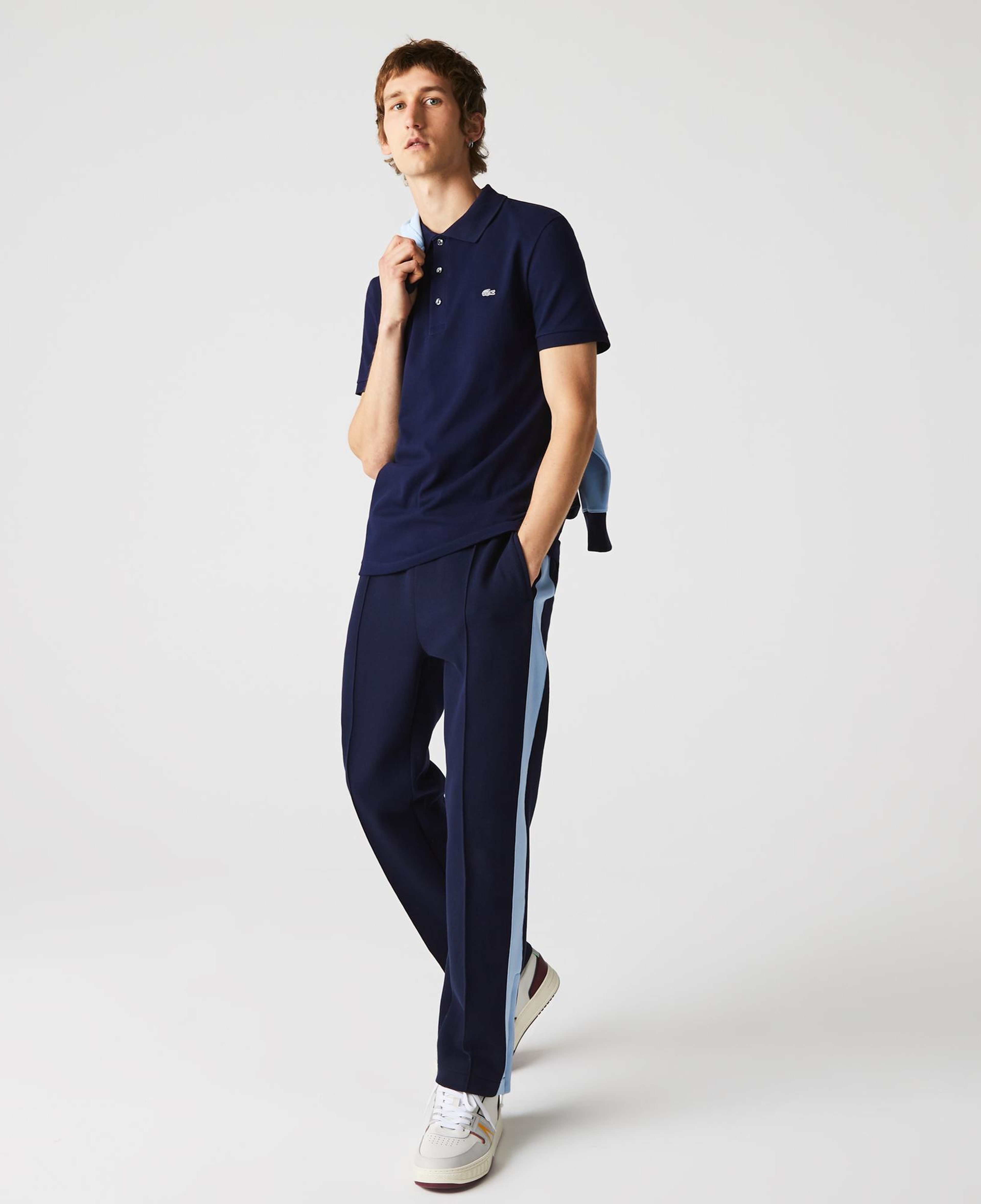 Erkek Slim Fit Lacivert Polo
