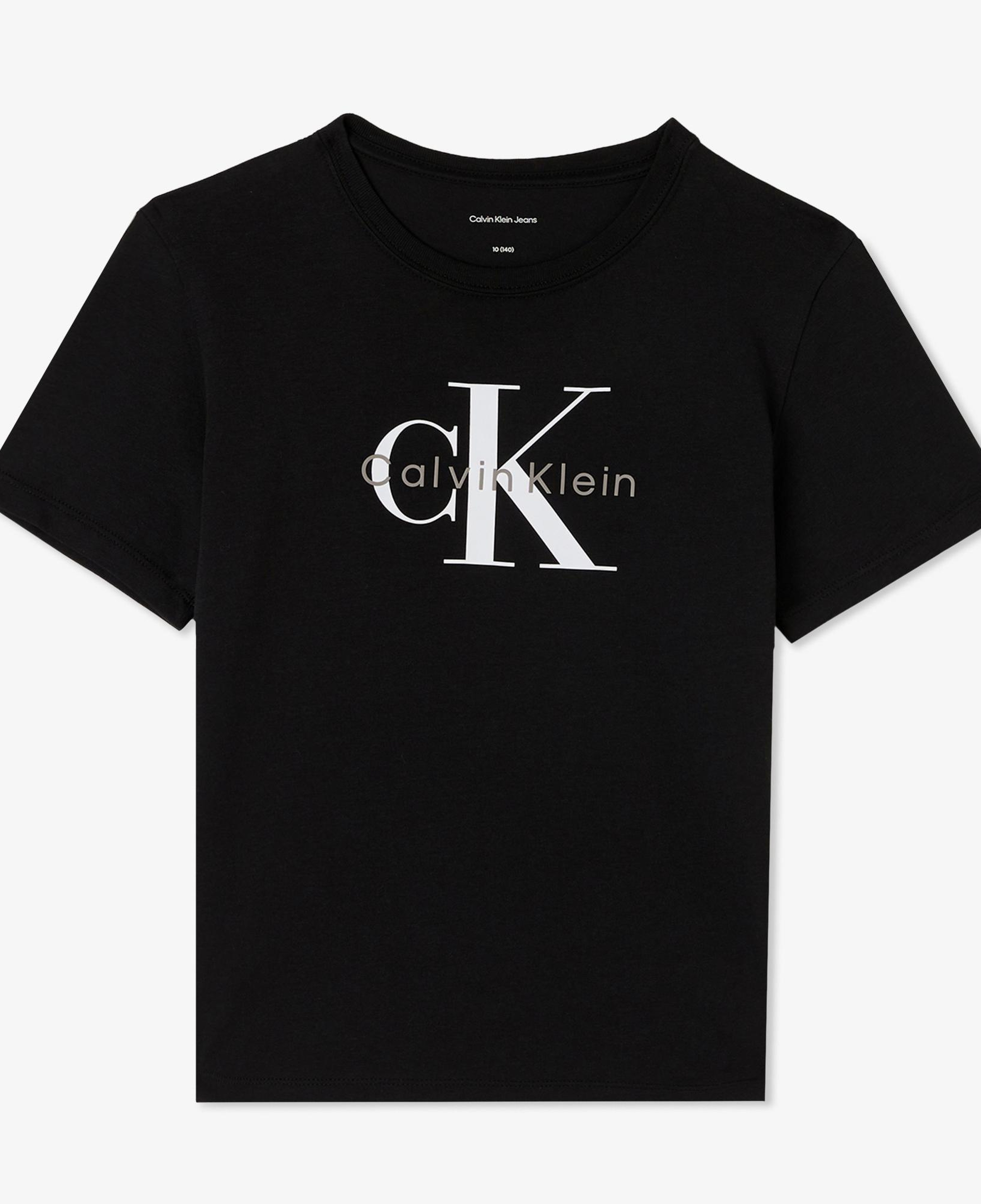 Calvin Klein Monogram Çocuk Siyah T-Shirt