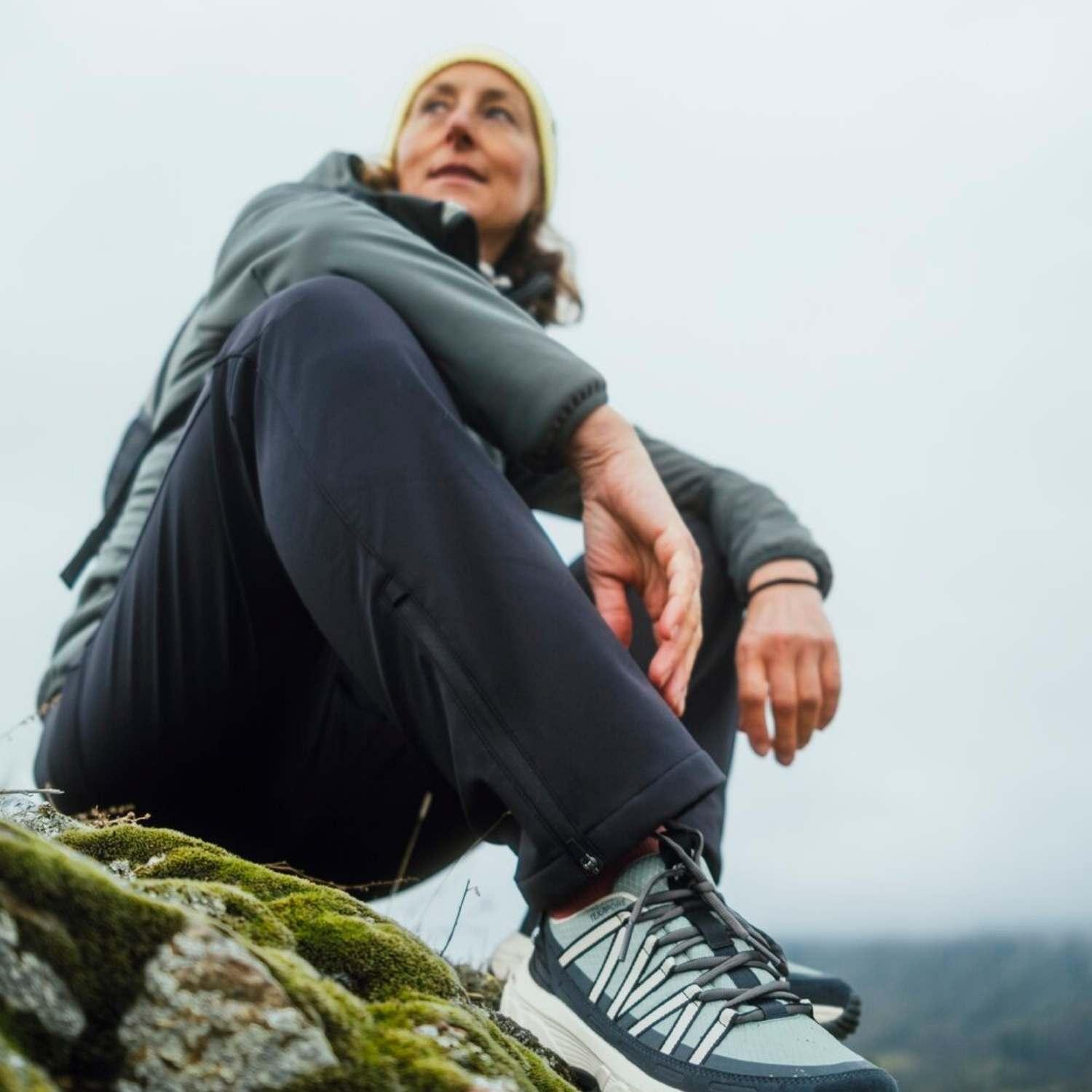 Jack Wolfskin Trek Terrain Pants Kadın Siyah Outdoor Pantolonu