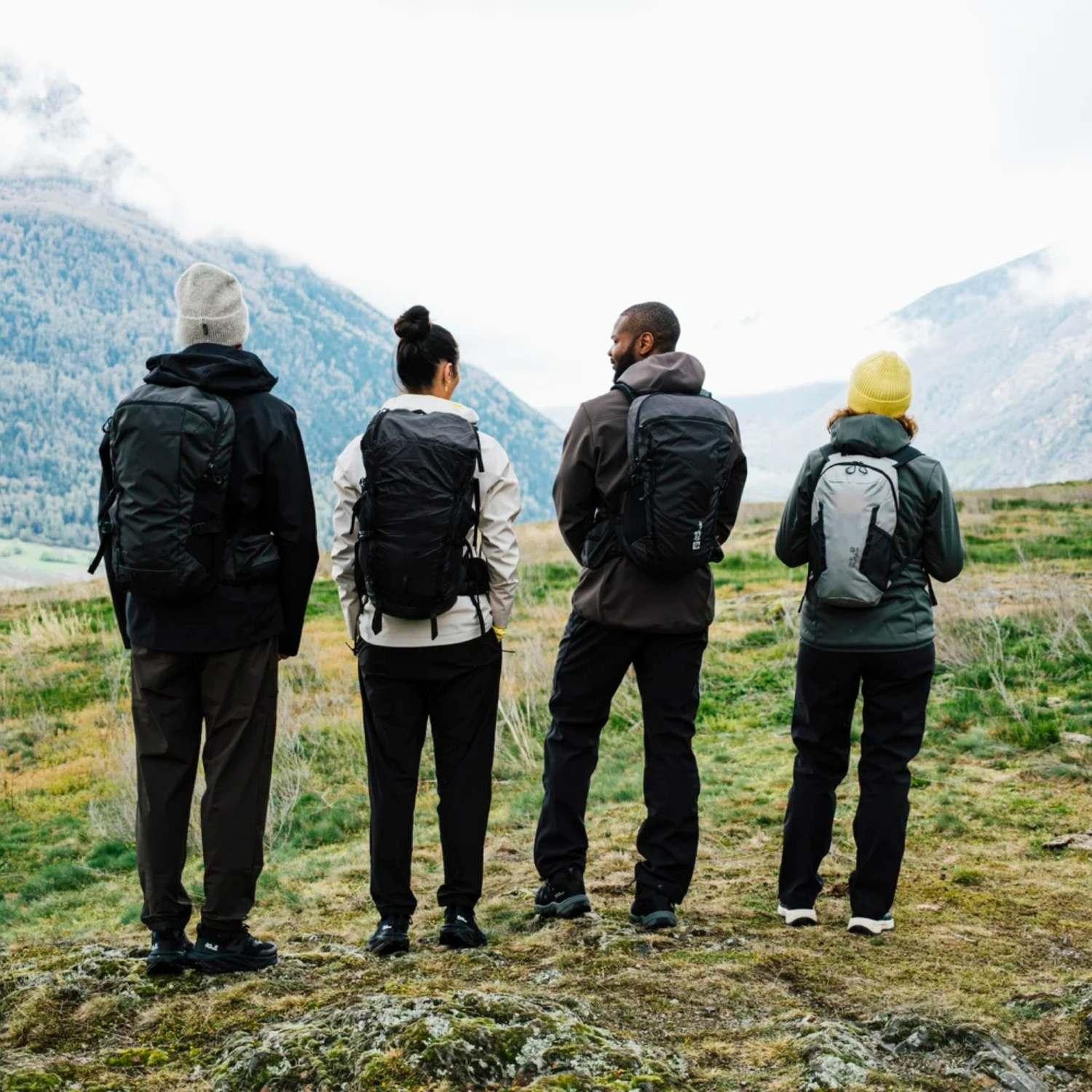 Jack Wolfskin Trek Terrain Pants Kadın Siyah Outdoor Pantolonu