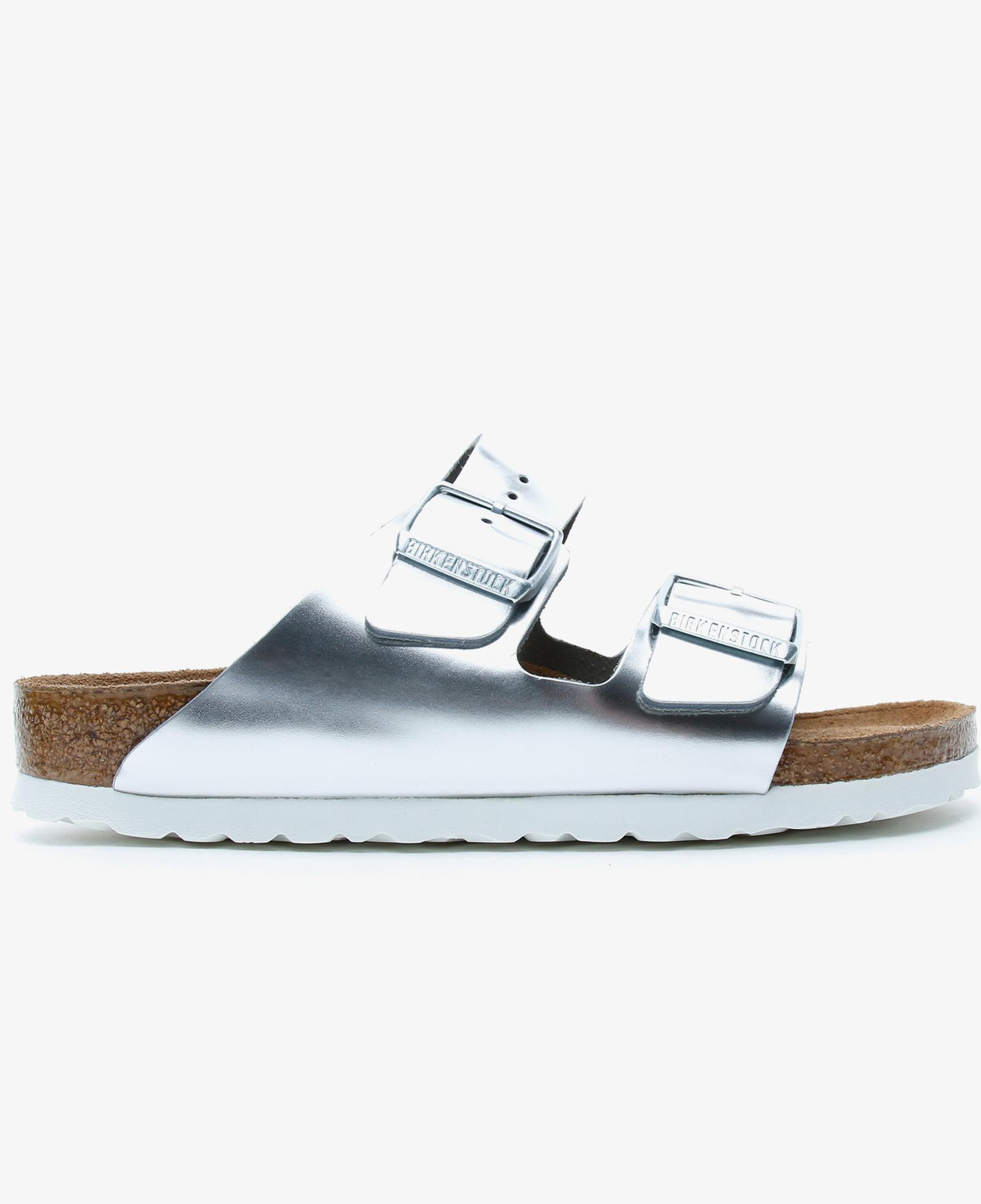 Birkenstock Arizona Kadın Metalik Gri Terlik