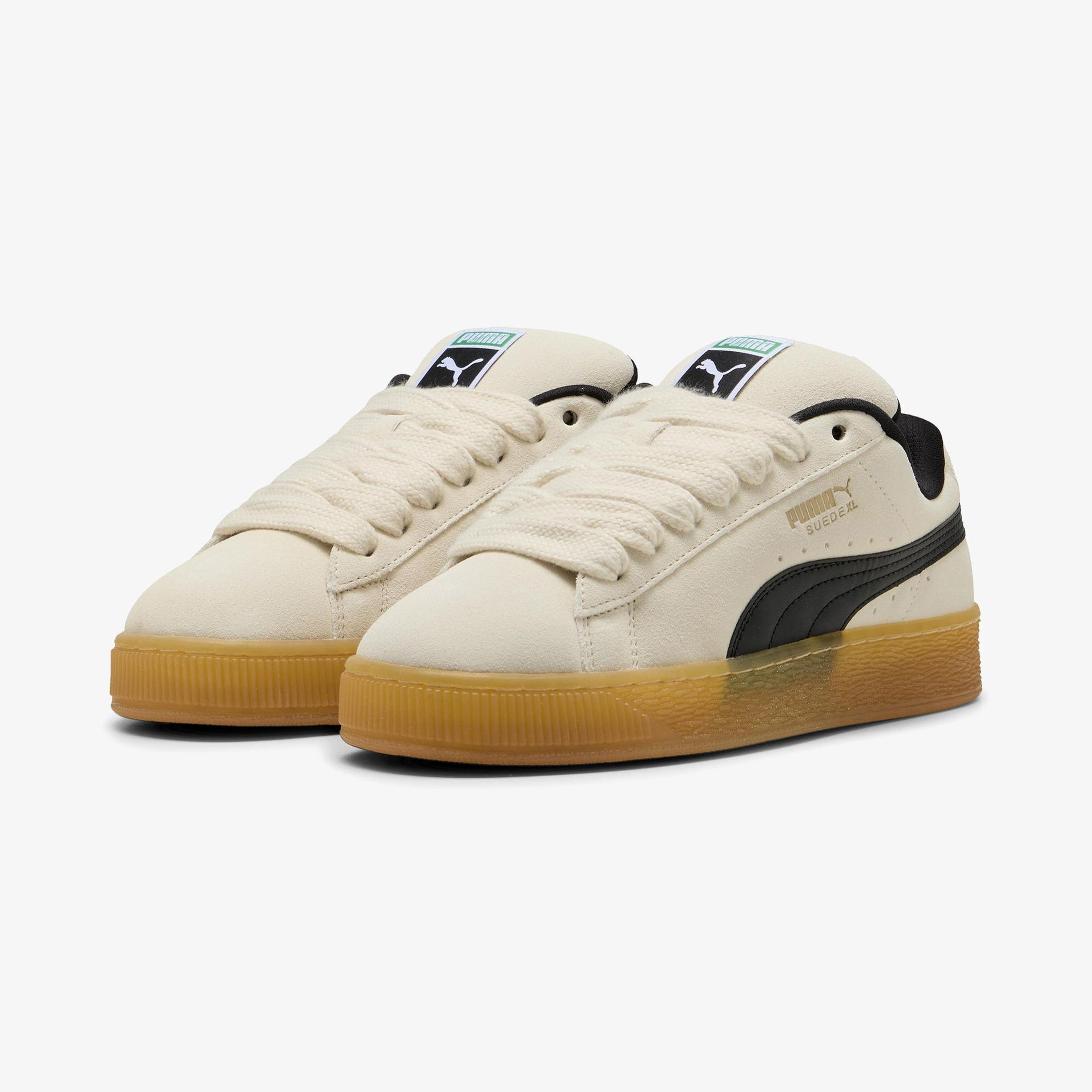 Puma Suede Xl Dark Risk Unisex Krem Spor Ayakkabı