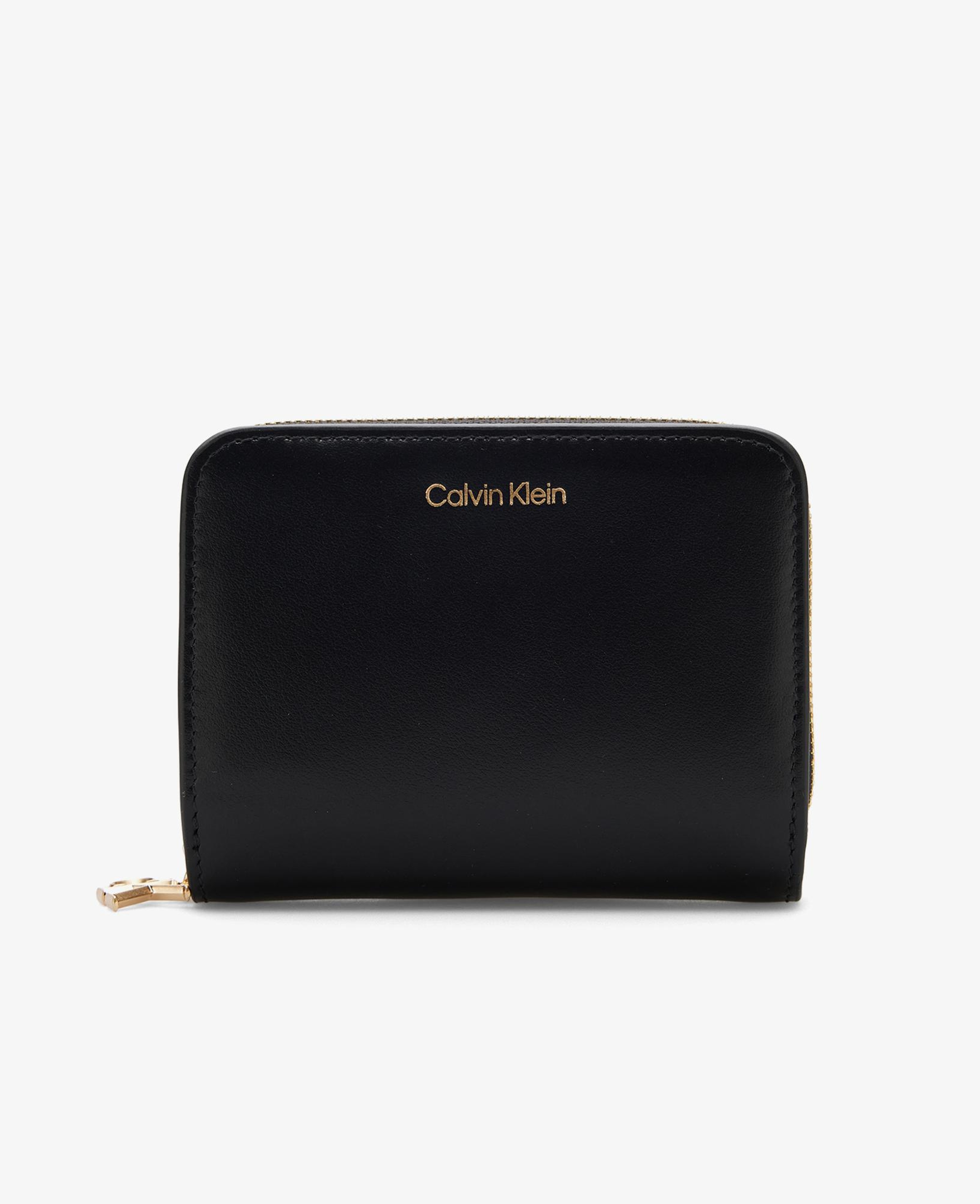 Calvin Klein Medium Flap Zip Around Kadın Siyah Cüzdan