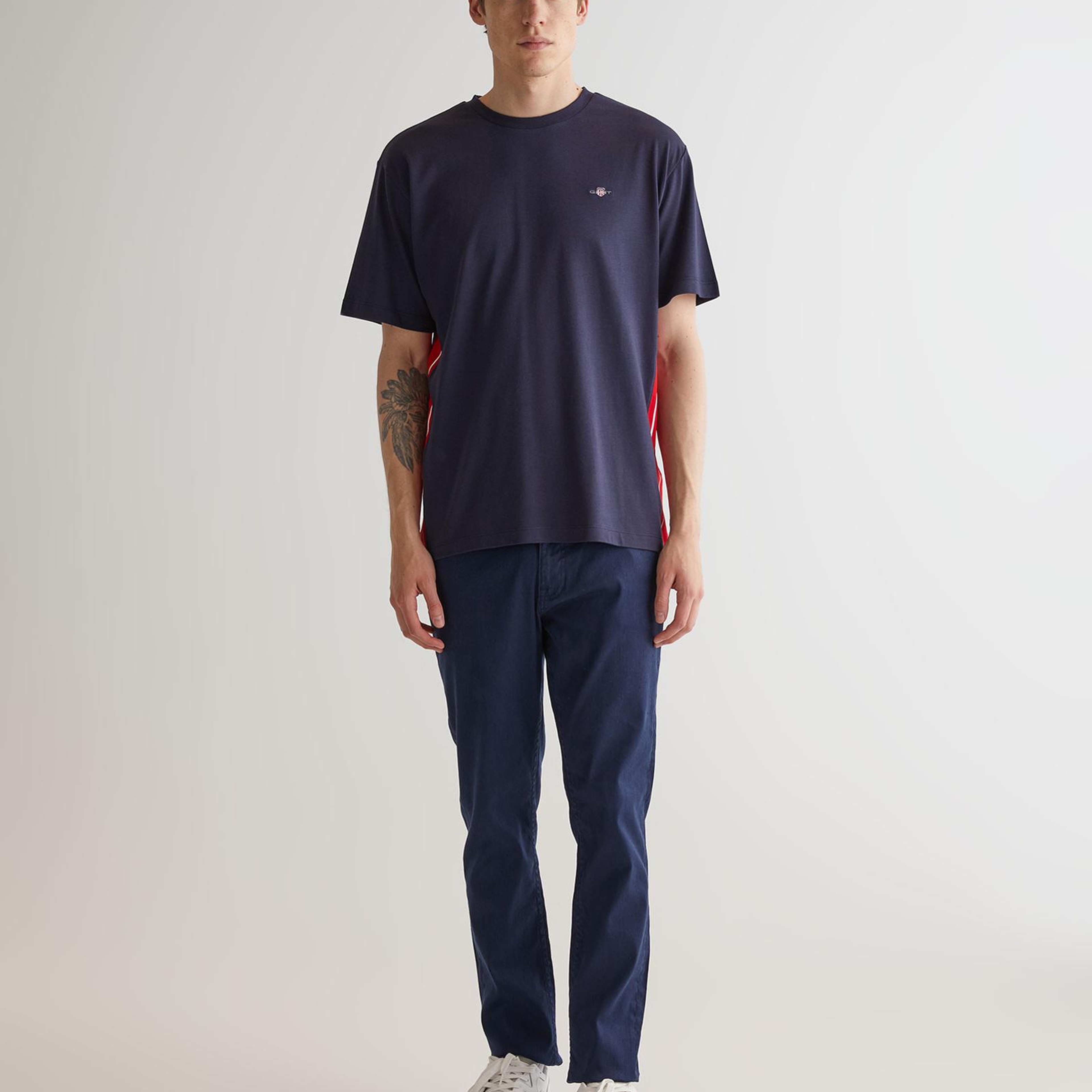 GANT Erkek Lacivert Regular Fit T-Shirt