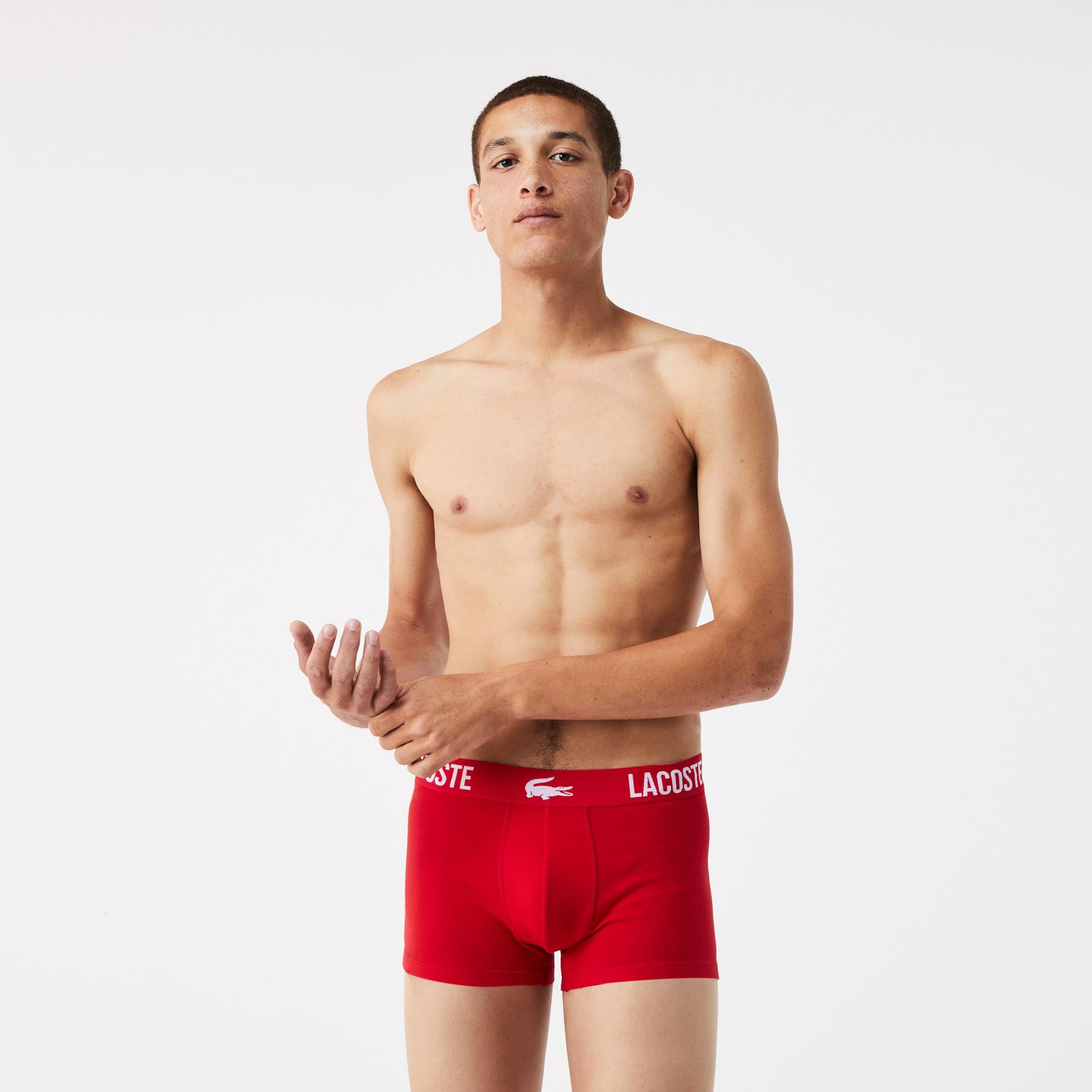 Erkek 3'lü Renkli Boxer