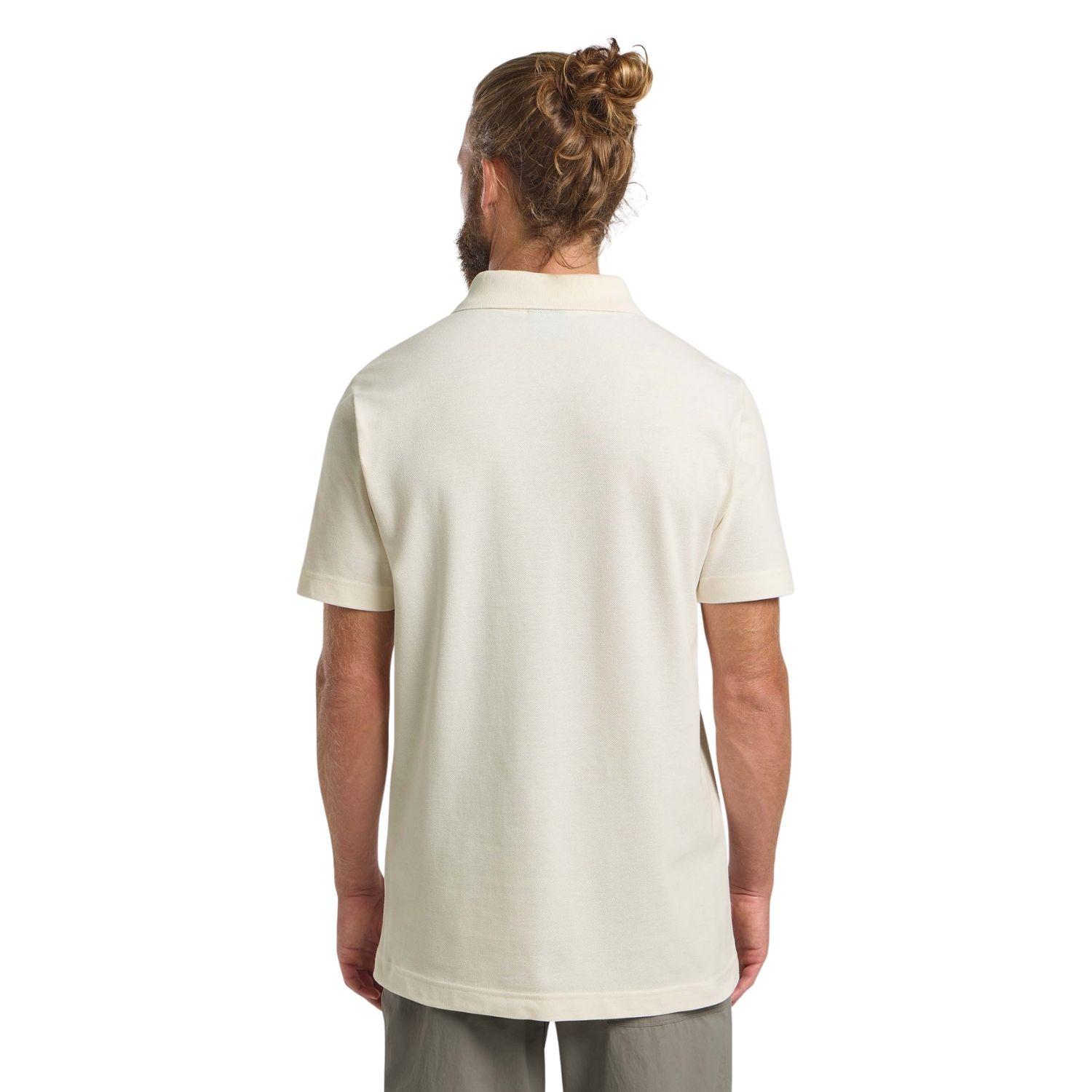 Jack Wolfskin Essential Polo Erkek Beyaz Polo Tişört
