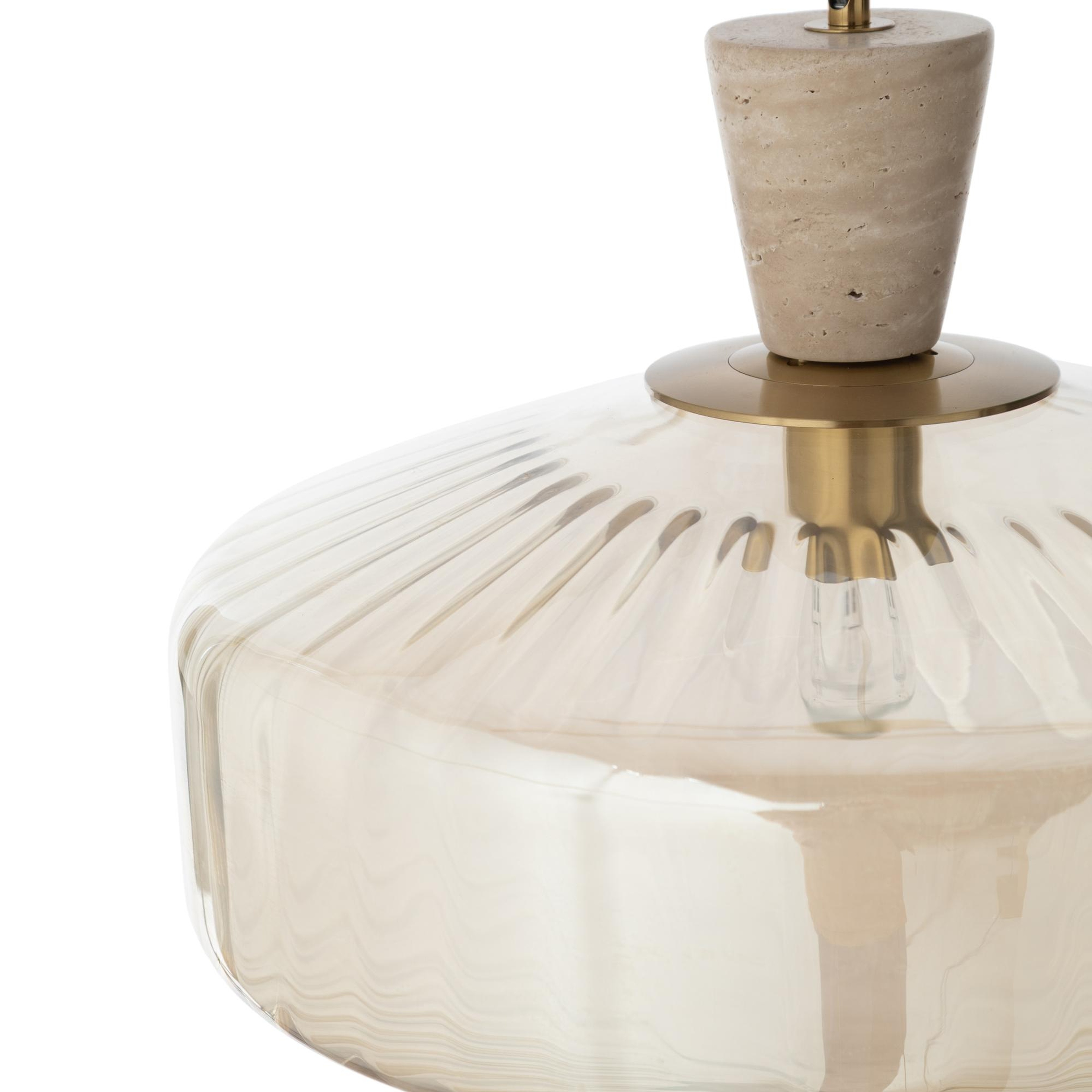 SOLIN TEKLİ SARKIT AVİZE 40X40X80 CM