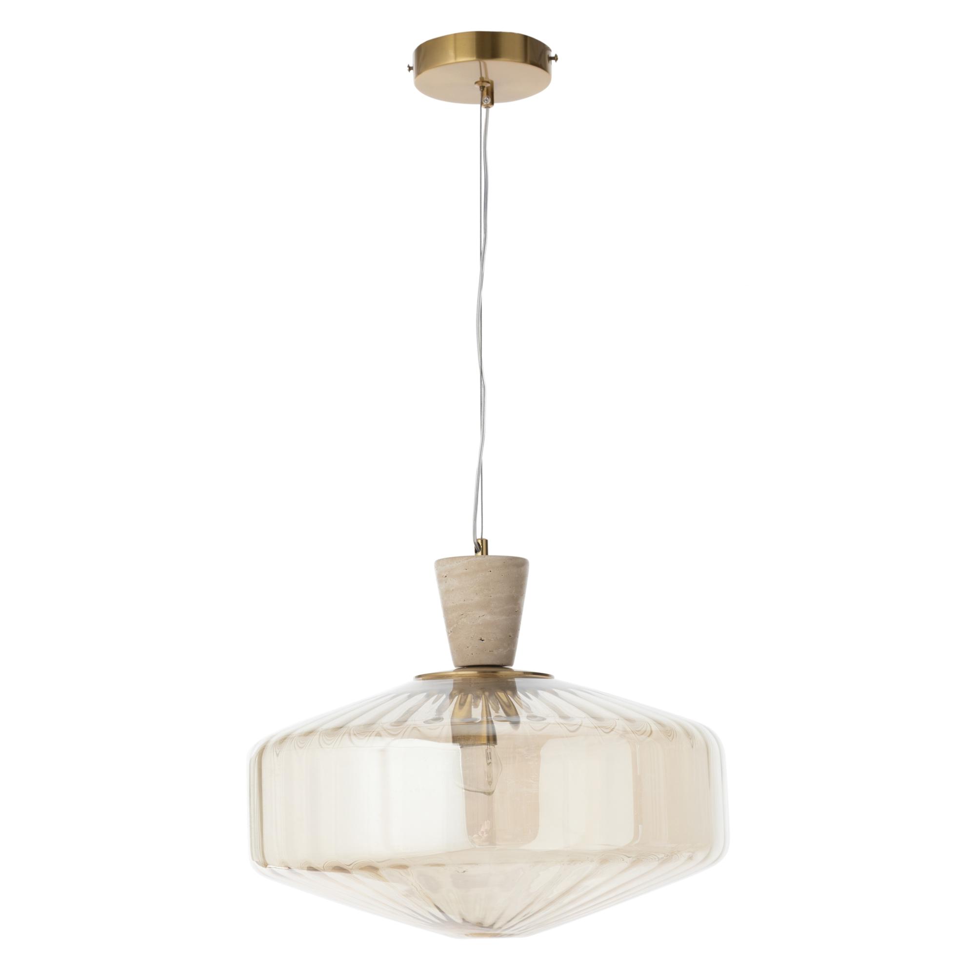 SOLIN TEKLİ SARKIT AVİZE 40X40X80 CM