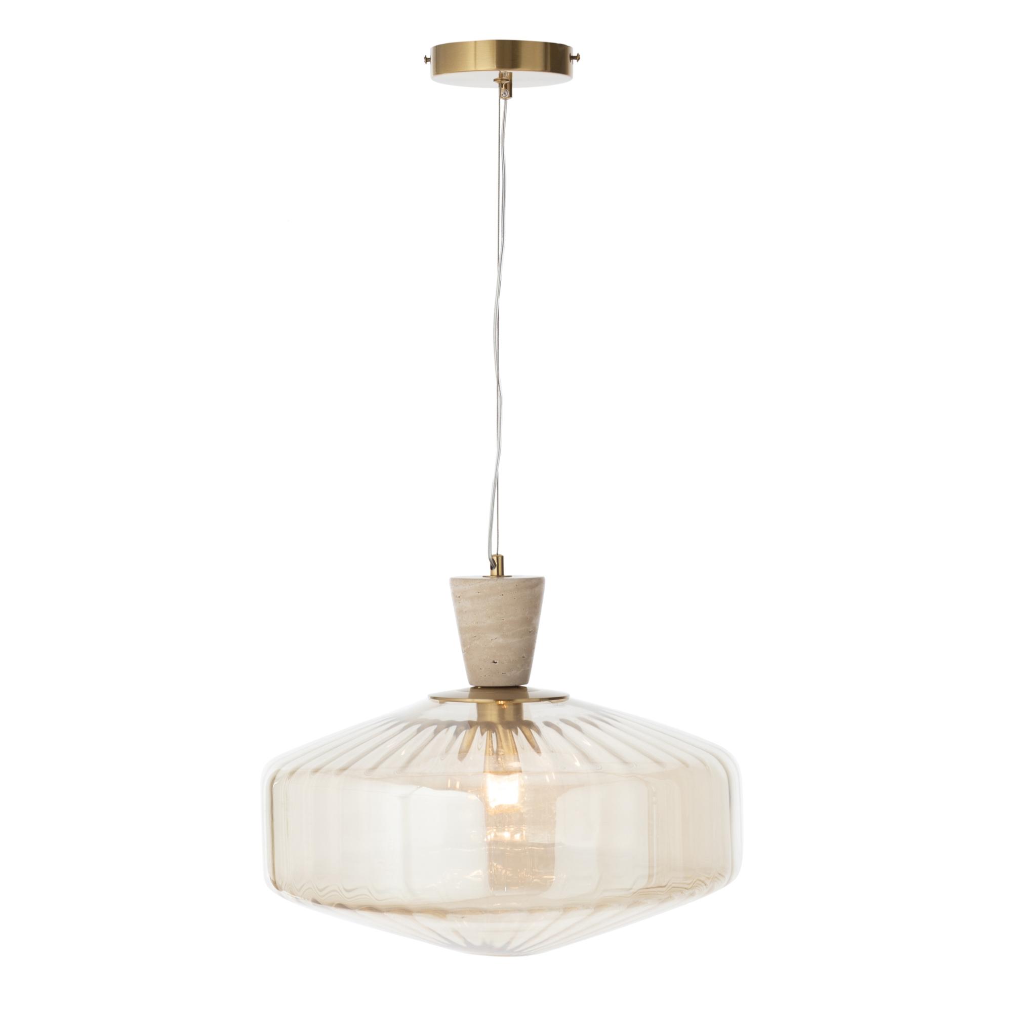 SOLIN TEKLİ SARKIT AVİZE 40X40X80 CM