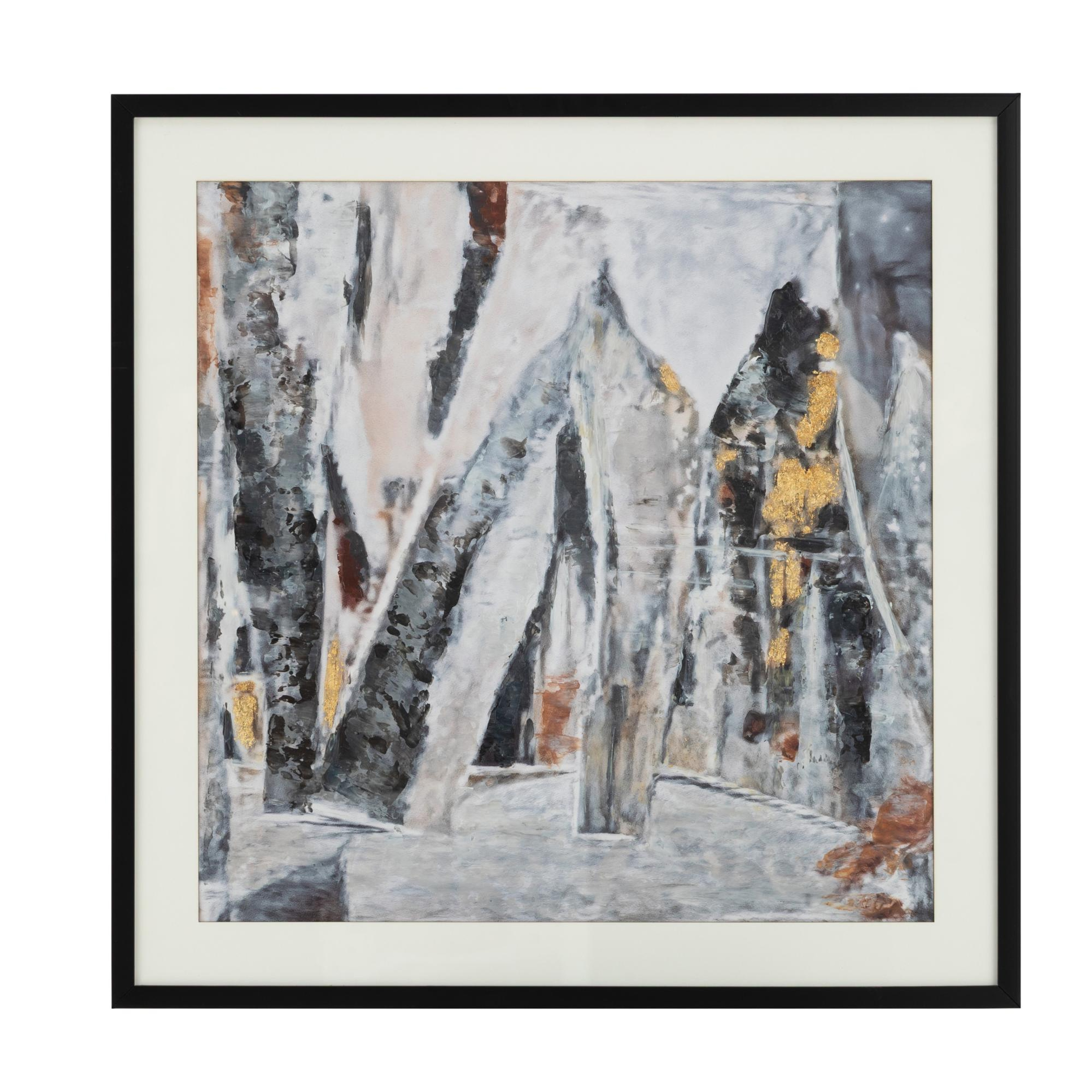 PERIO ÇERÇEVELİ CAM TABLO 80X80CM