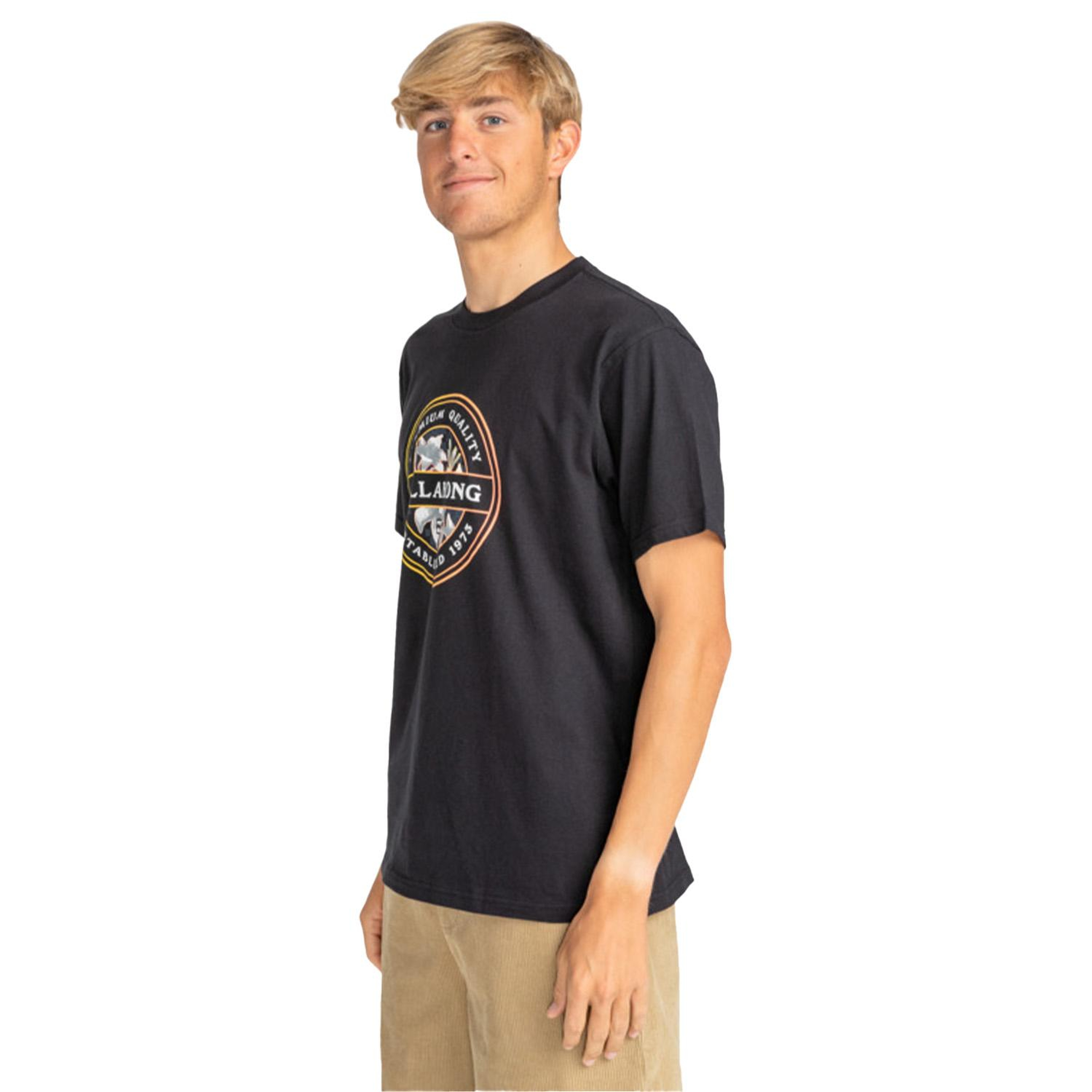 Billabong Rotor Fill Ss Erkek Siyah Tişört