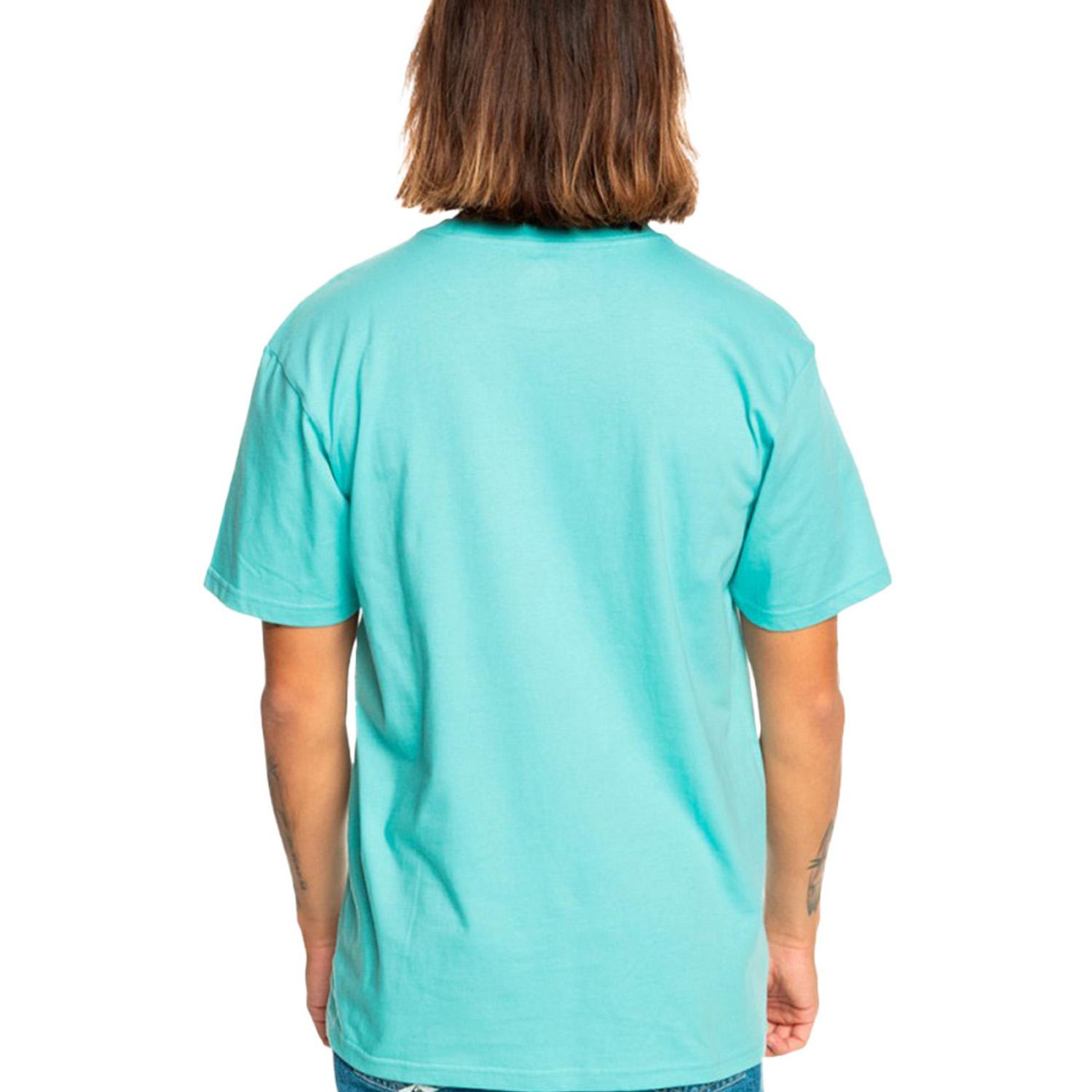 Quiksilver Floating Around Erkek Mavi Tişört