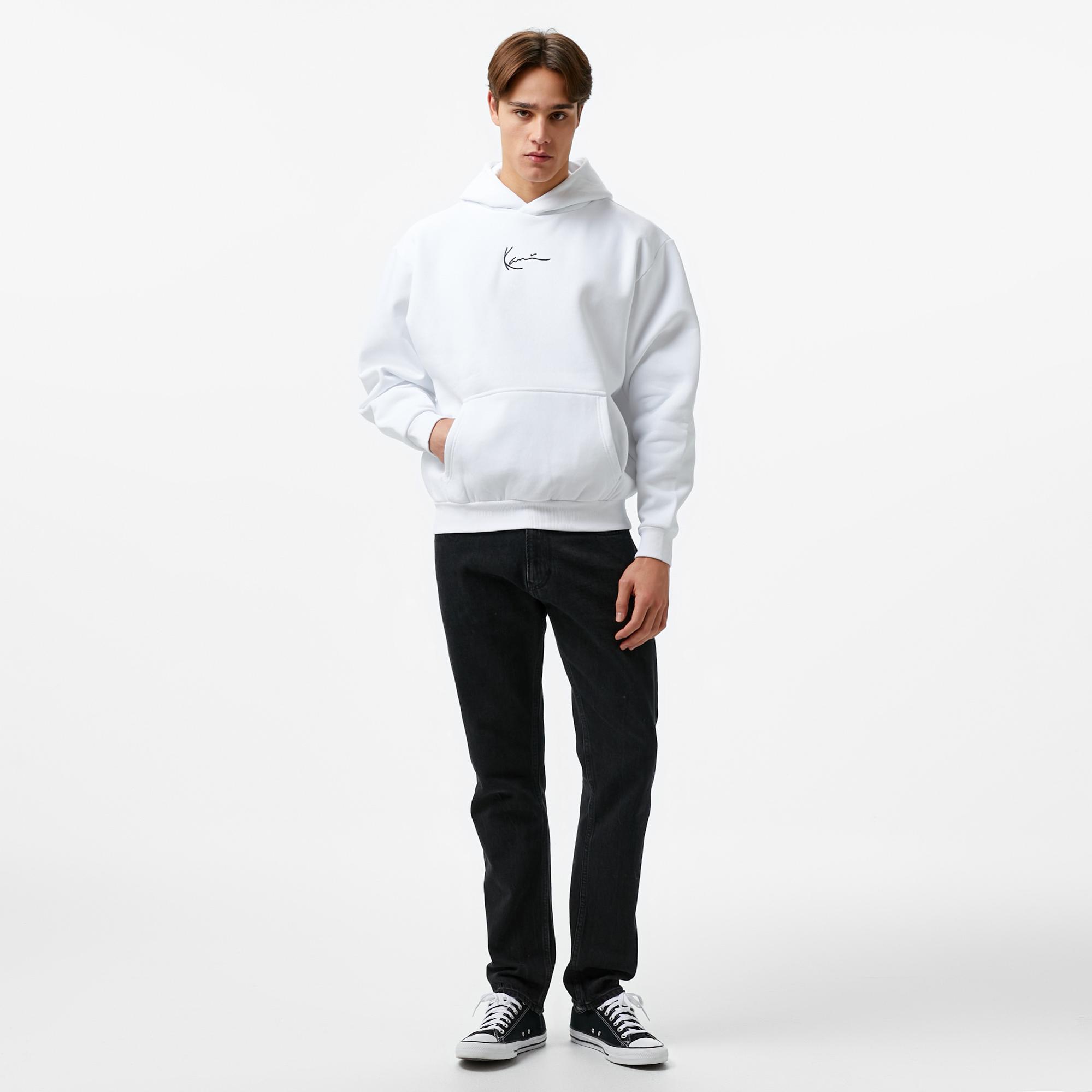 Karl Kani Small Signature Essential Os Erkek Beyaz Sweatshirt