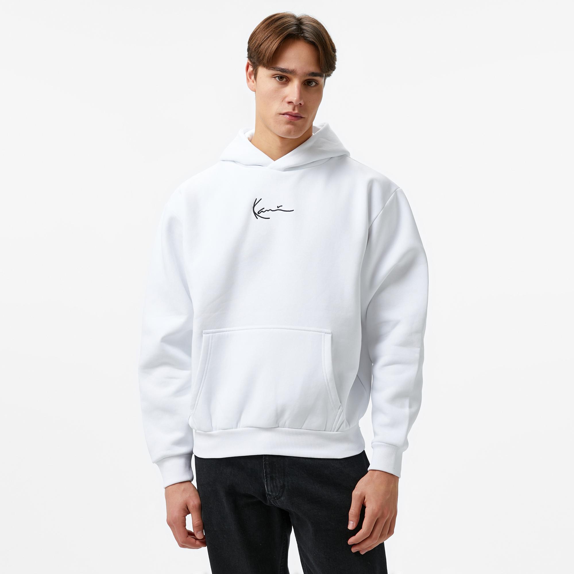 Karl Kani Small Signature Essential Os Erkek Beyaz Sweatshirt