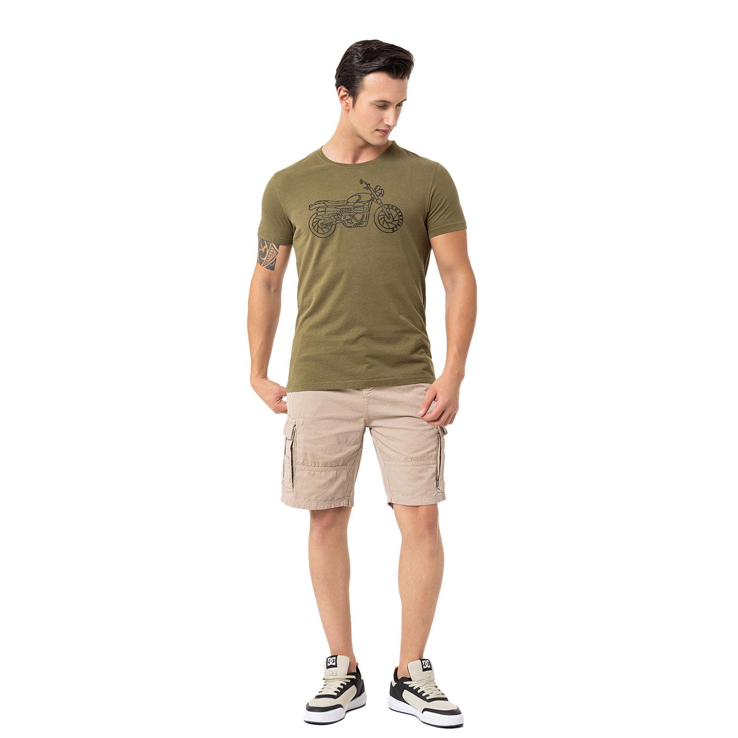 Routefield Tj Erkek Yeşil Tişört