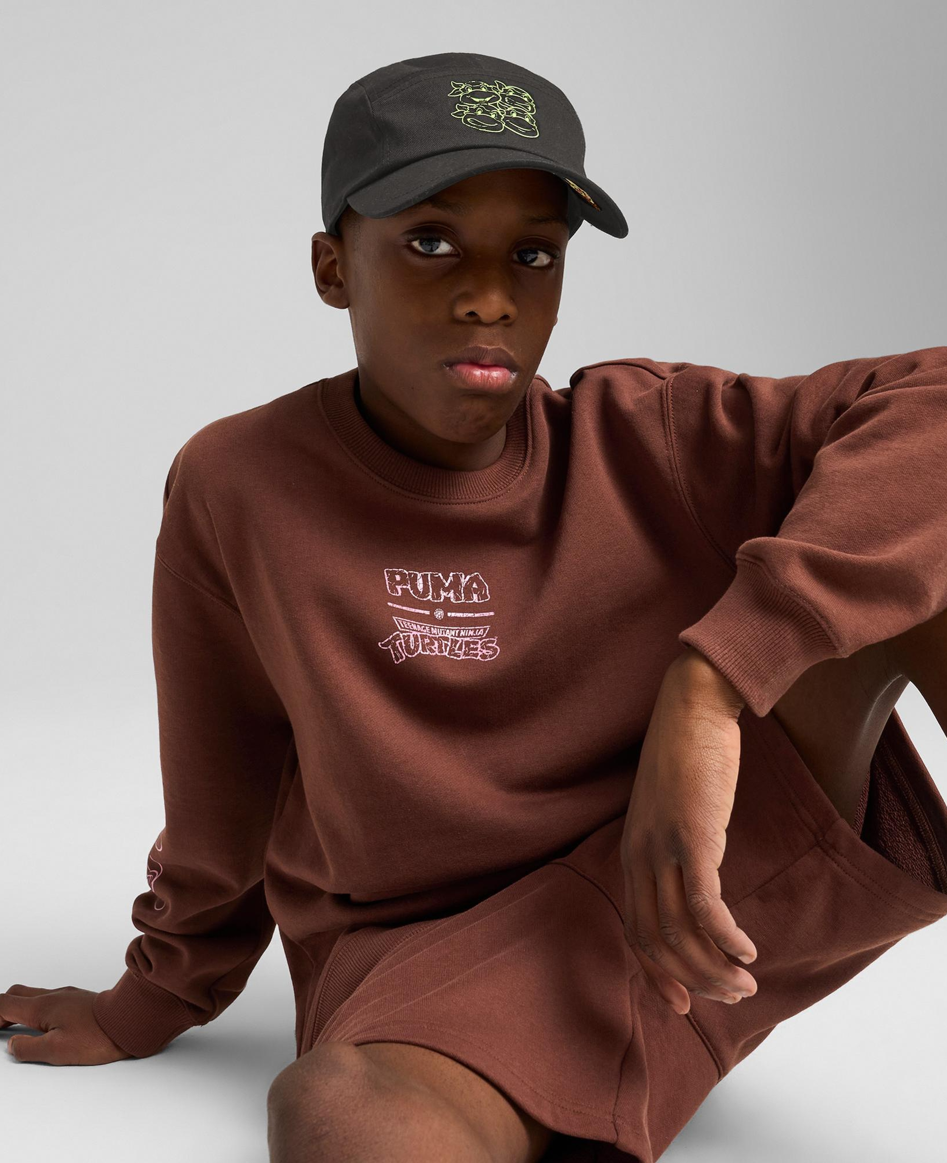 Puma X Tmnt 5 Panel Jr Çocuk Siyah Şapka